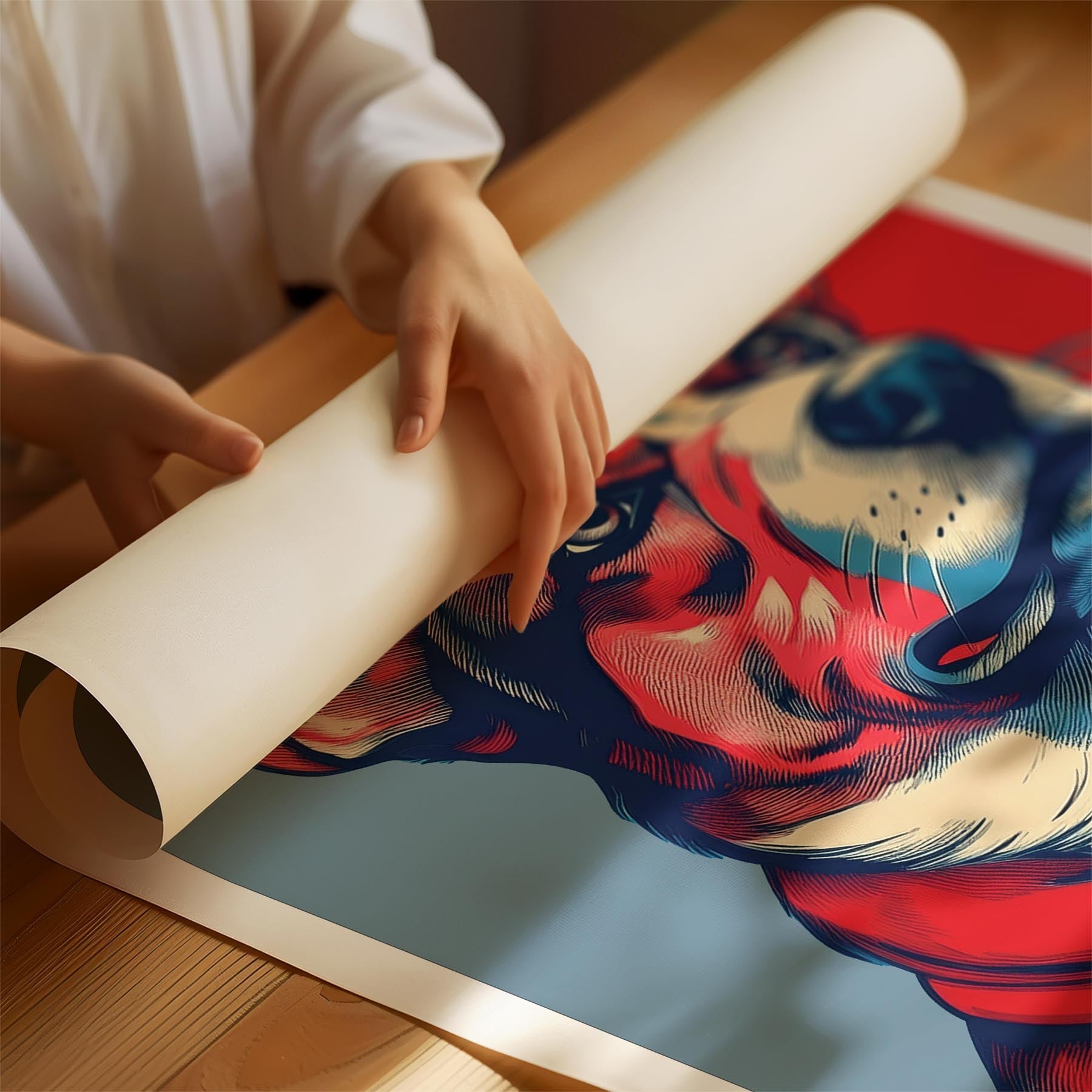 Corgi HOPE Series Inspired by the Obama Poster image 1