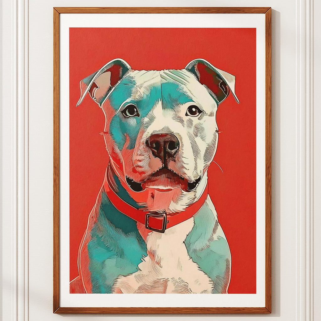 Staffordshire Bull Terrier Red Dog Series image 10
