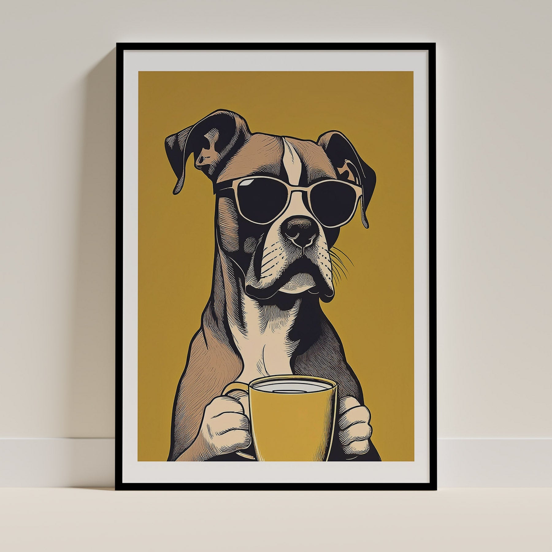 Bulldog Copy Chillin Coffee Dog image 0