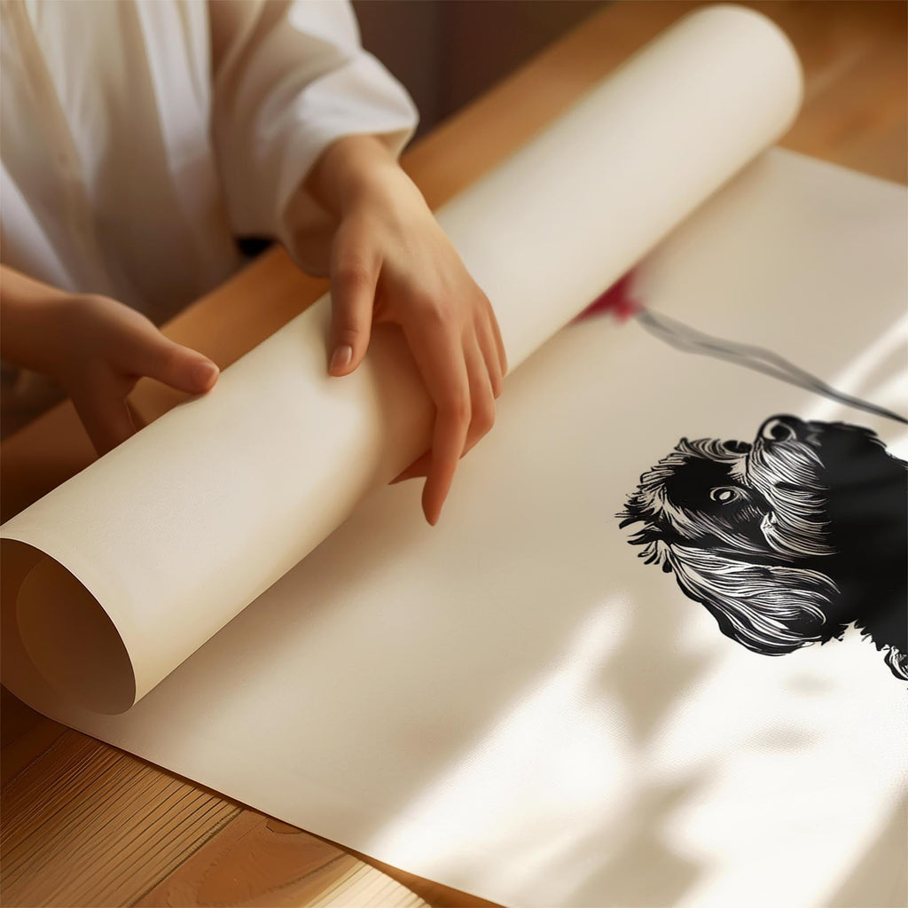 Coton de Tulear DOGSY Series inspired by the Art of Banksy image 1