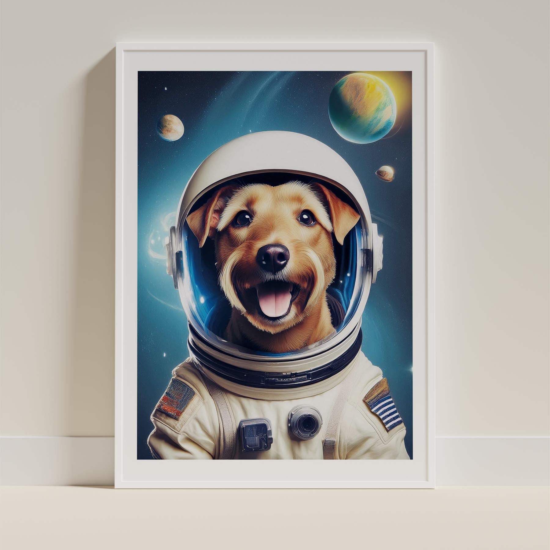Irish Terrier Astronaut Dog Series image 9