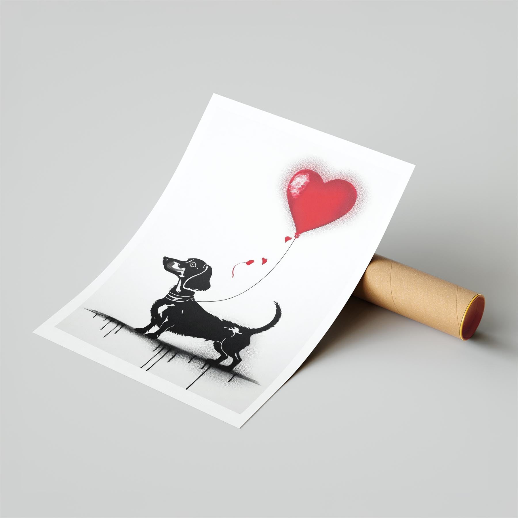 Deerhound LOVE Series Inspired by the Obama Poster image 1