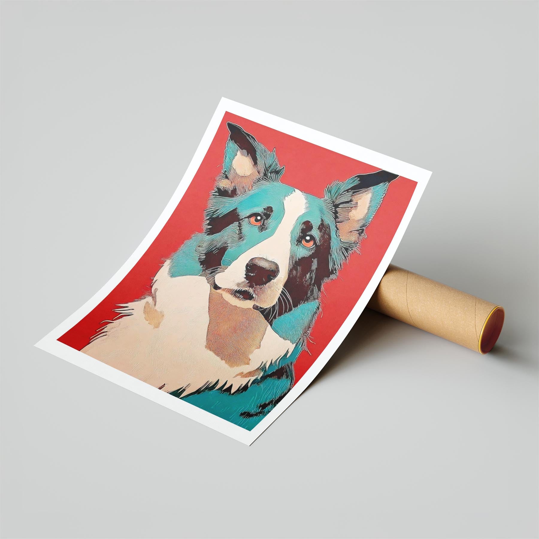 Border Collie Red Dog Series image 6