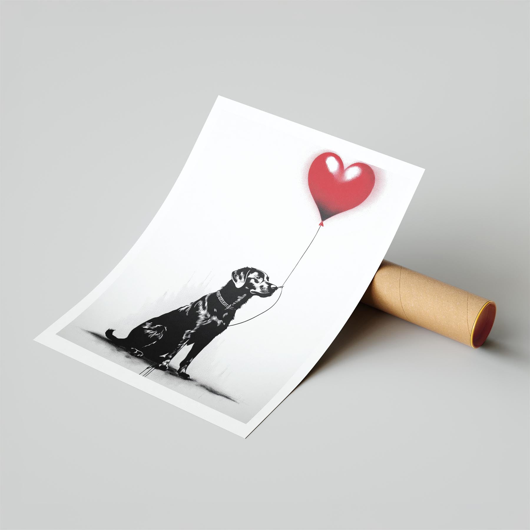 Labrador Retriever DOGSY Series inspired by the Art of Banksy image 6