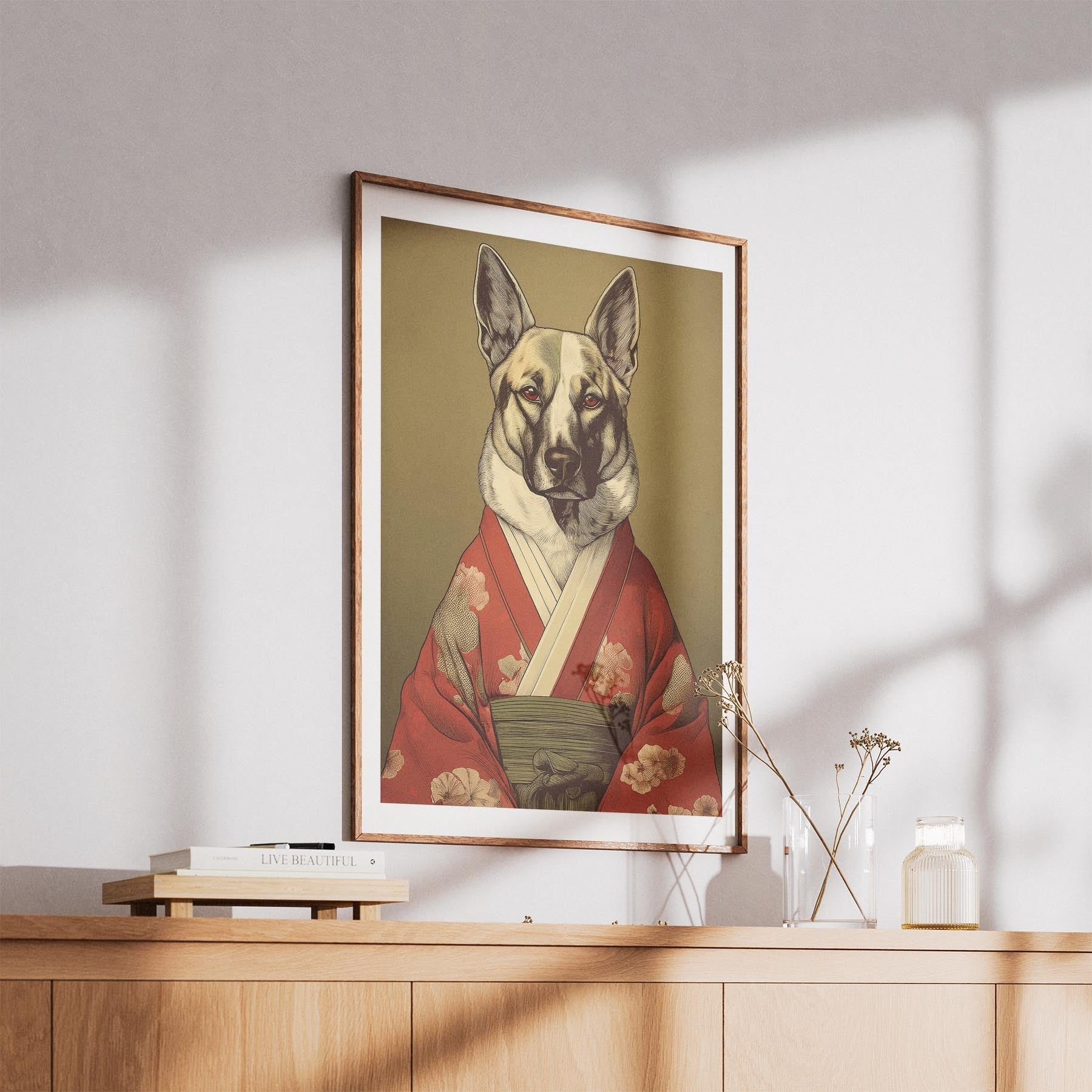 German Shepherd Japanse Kimono Dog Series image 5