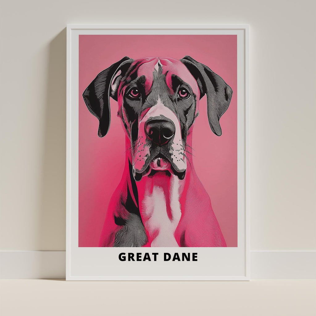 Great Dane Pink and Black Dog Series 4 image 9