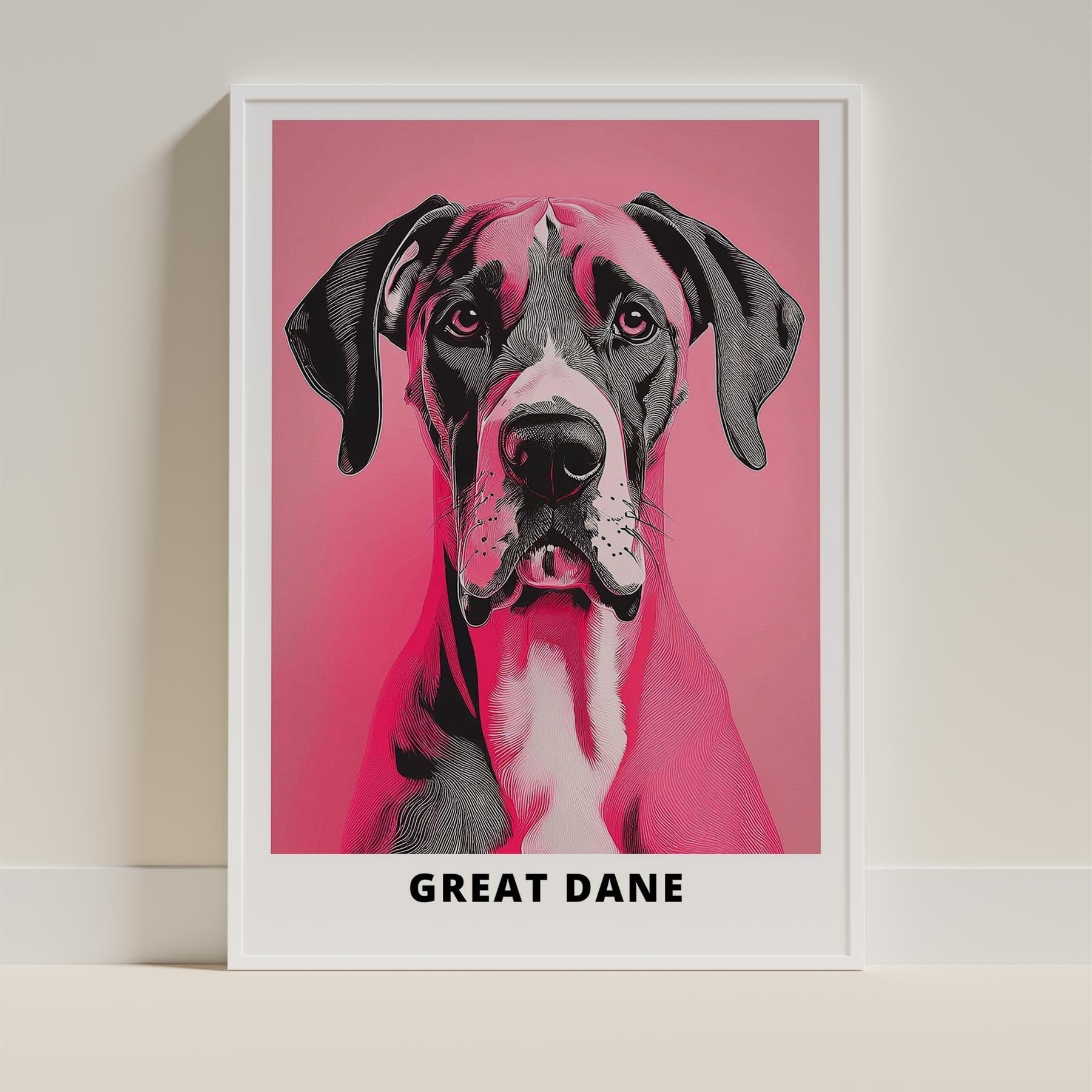 Great Dane Pink and Black Dog Series 4 image 9
