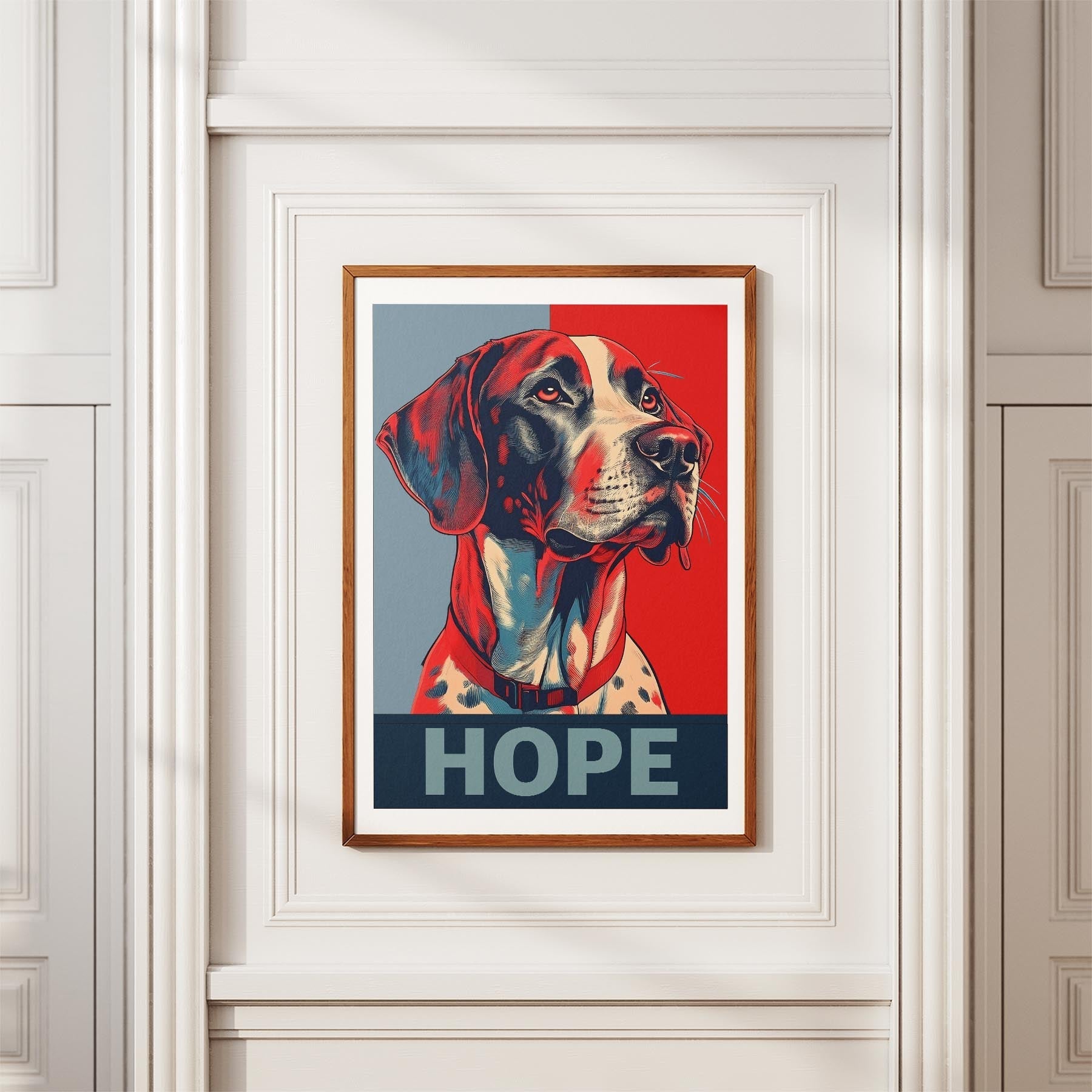 German Pointer HOPE Series Inspired by the Obama Poster image 3
