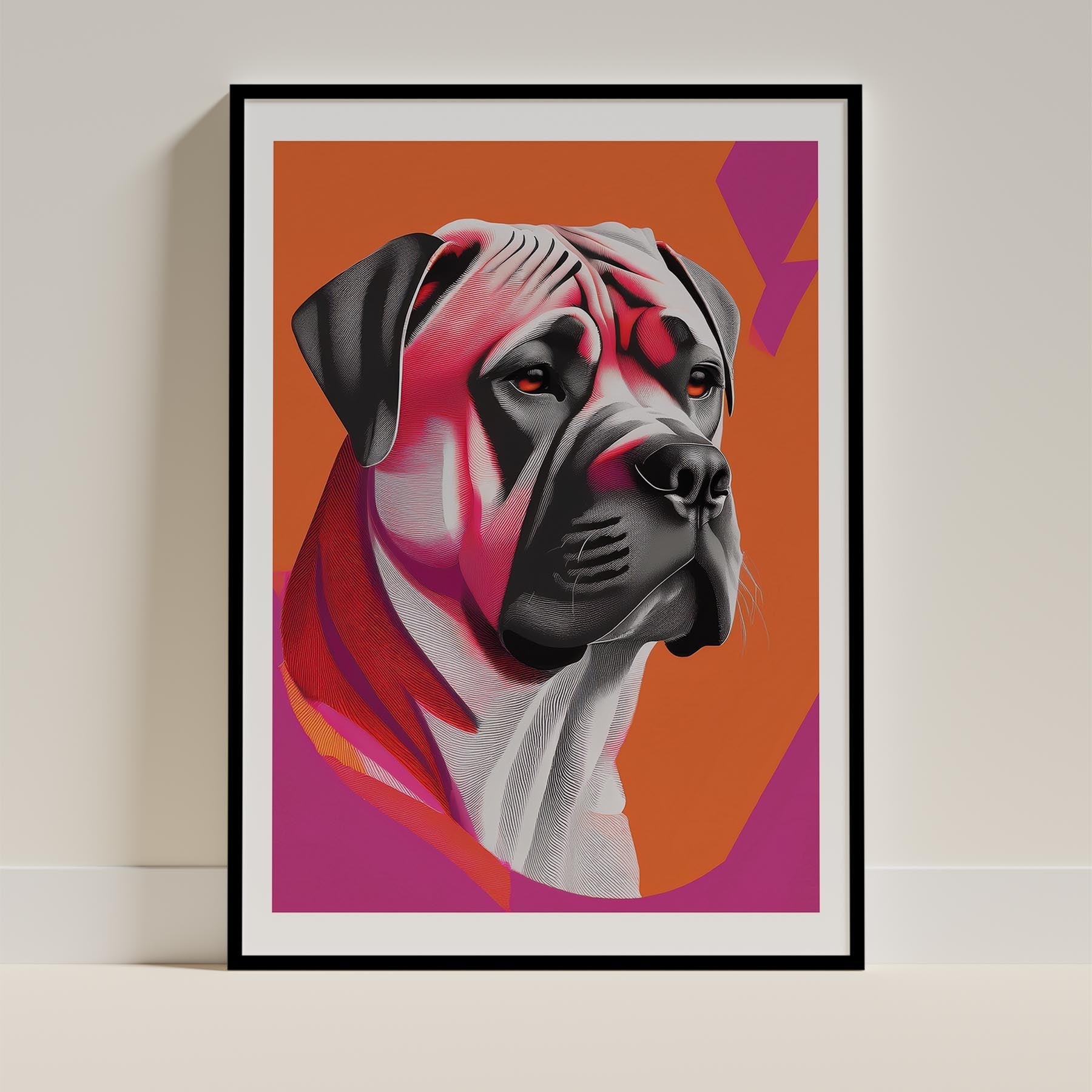 Bullmastiff Modern Pop Dog Series image 0