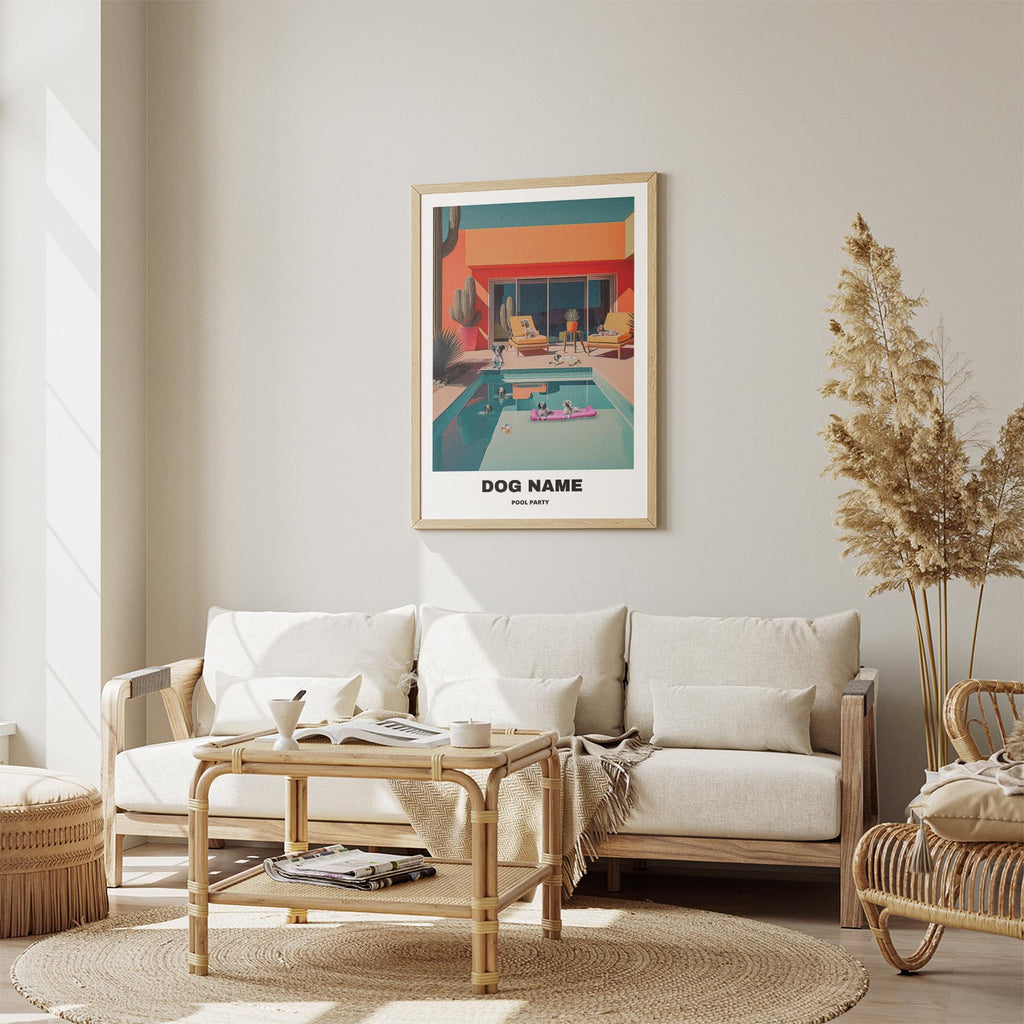 English Setter Custom Pool Party WITH TEXT image 2