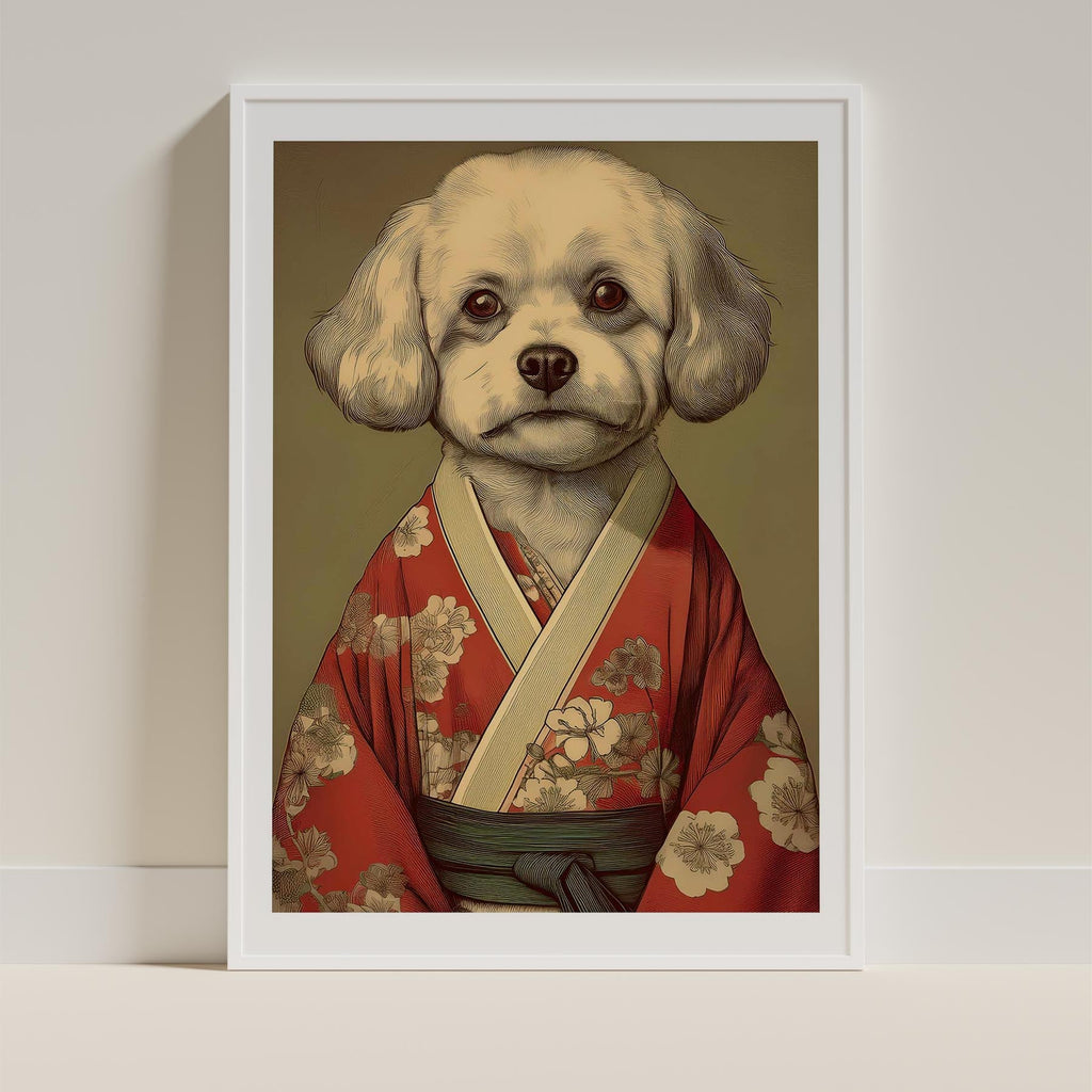 Bichon Frise Japanse Kimono Dog Series image 9