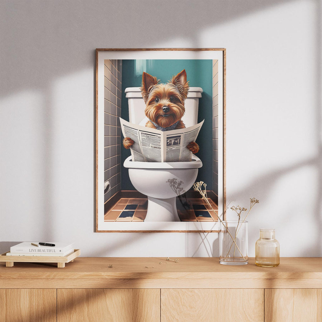 Yorkshire Terrier Toilet Humour Dog Series image 8