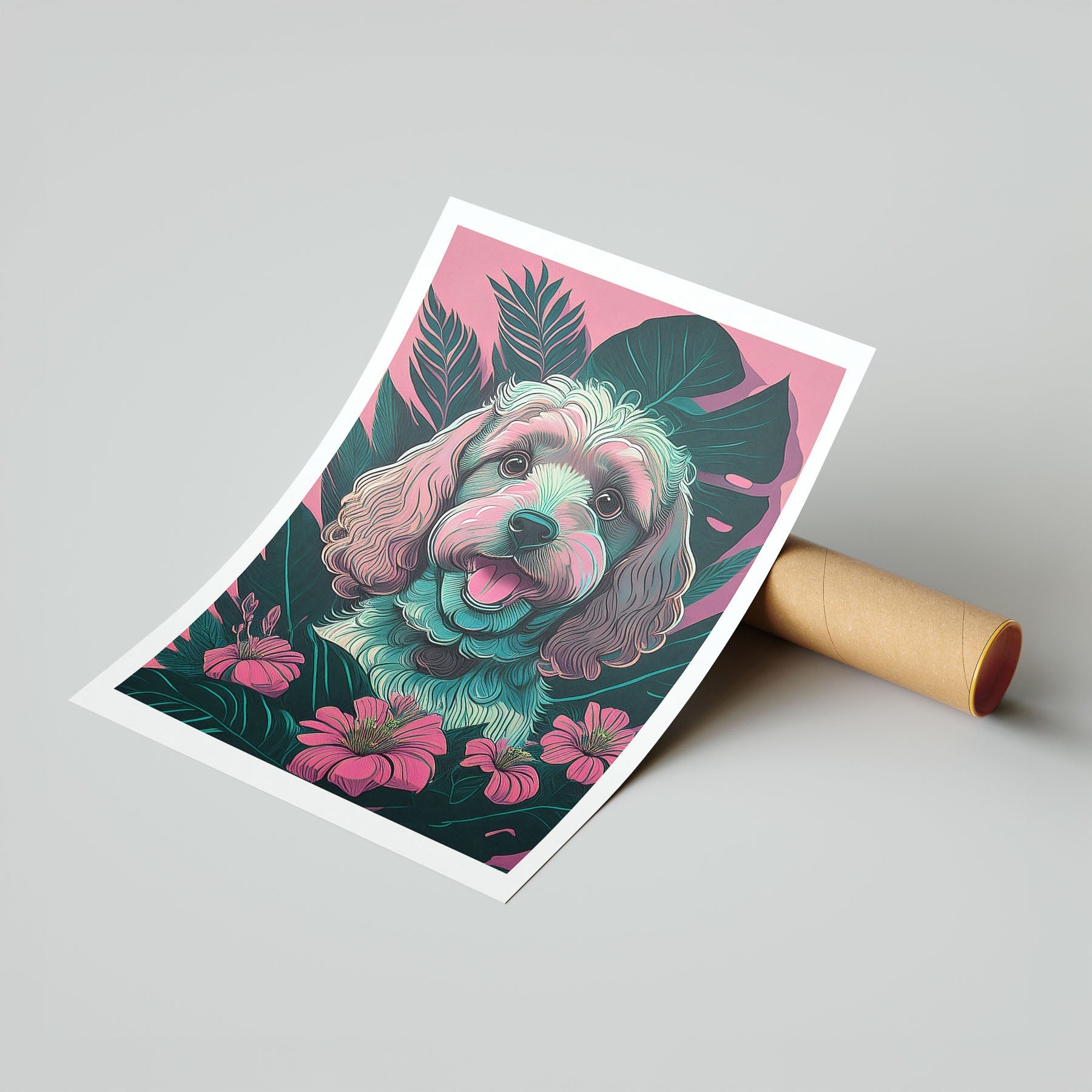Cavoodle 2 Flowery Dog image 7
