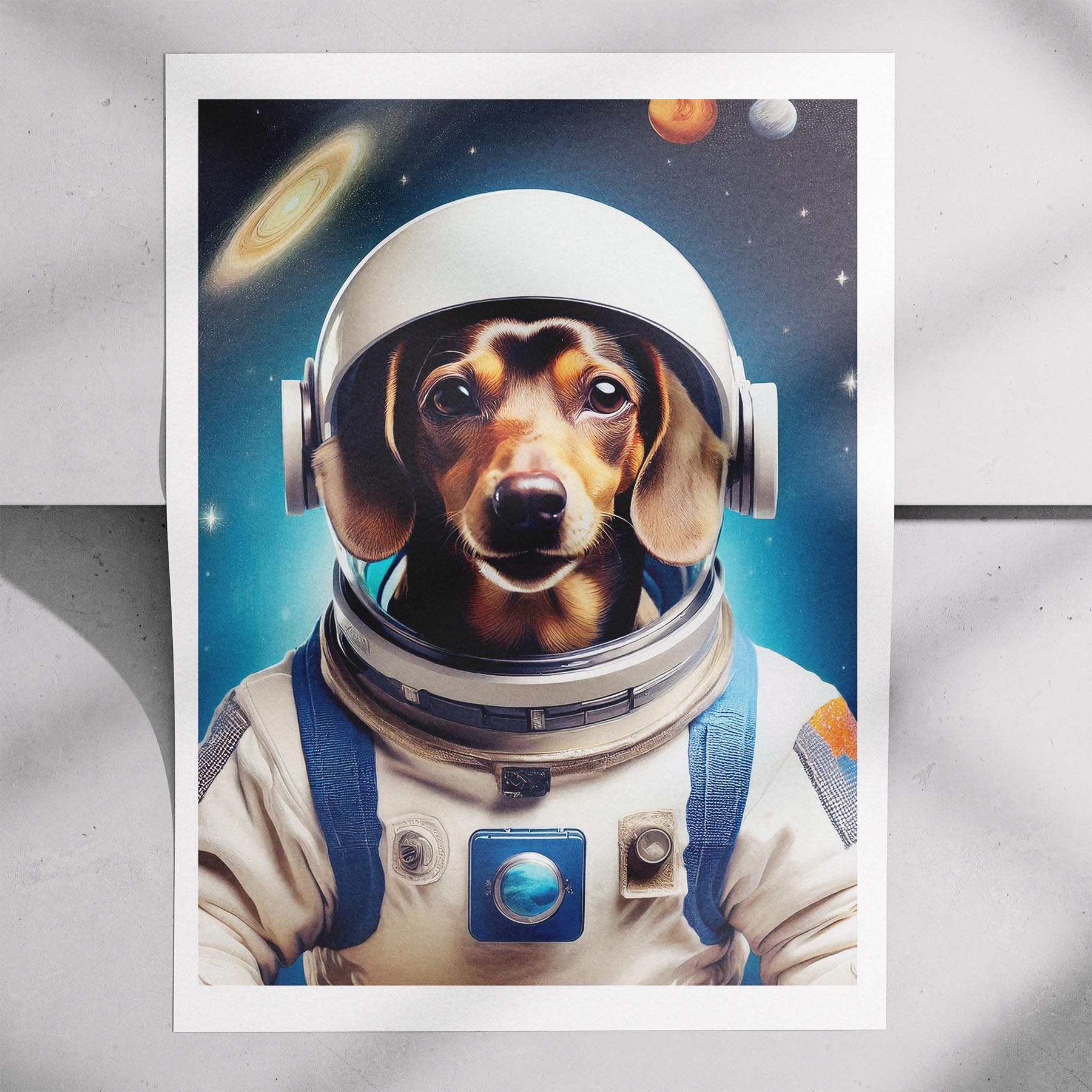 Dachshund Astronaut Dog Series image 7