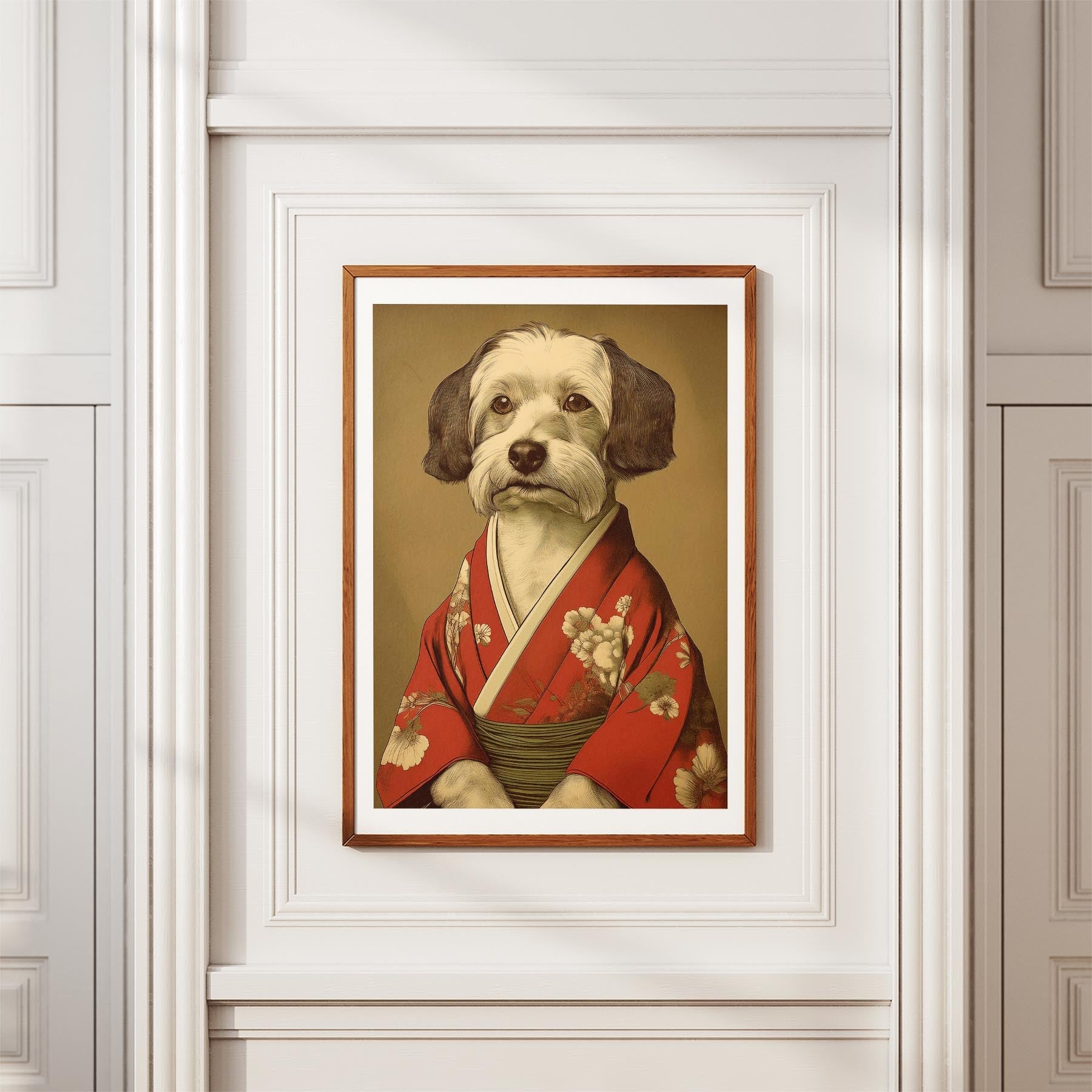Australian Silky Terrier Japanse Kimono Dog Series image 3
