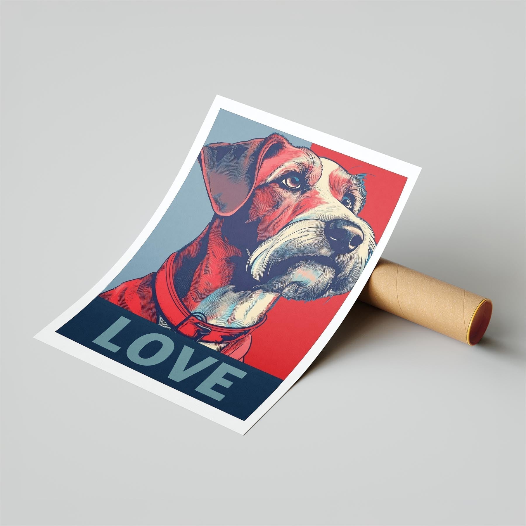 Australian Cattle Dog Dog Art Print Unframed Vol 1 | 11 Unique Designs | Wall Art Gift for Dog Lovers - Image 7 | Dogsy & Co