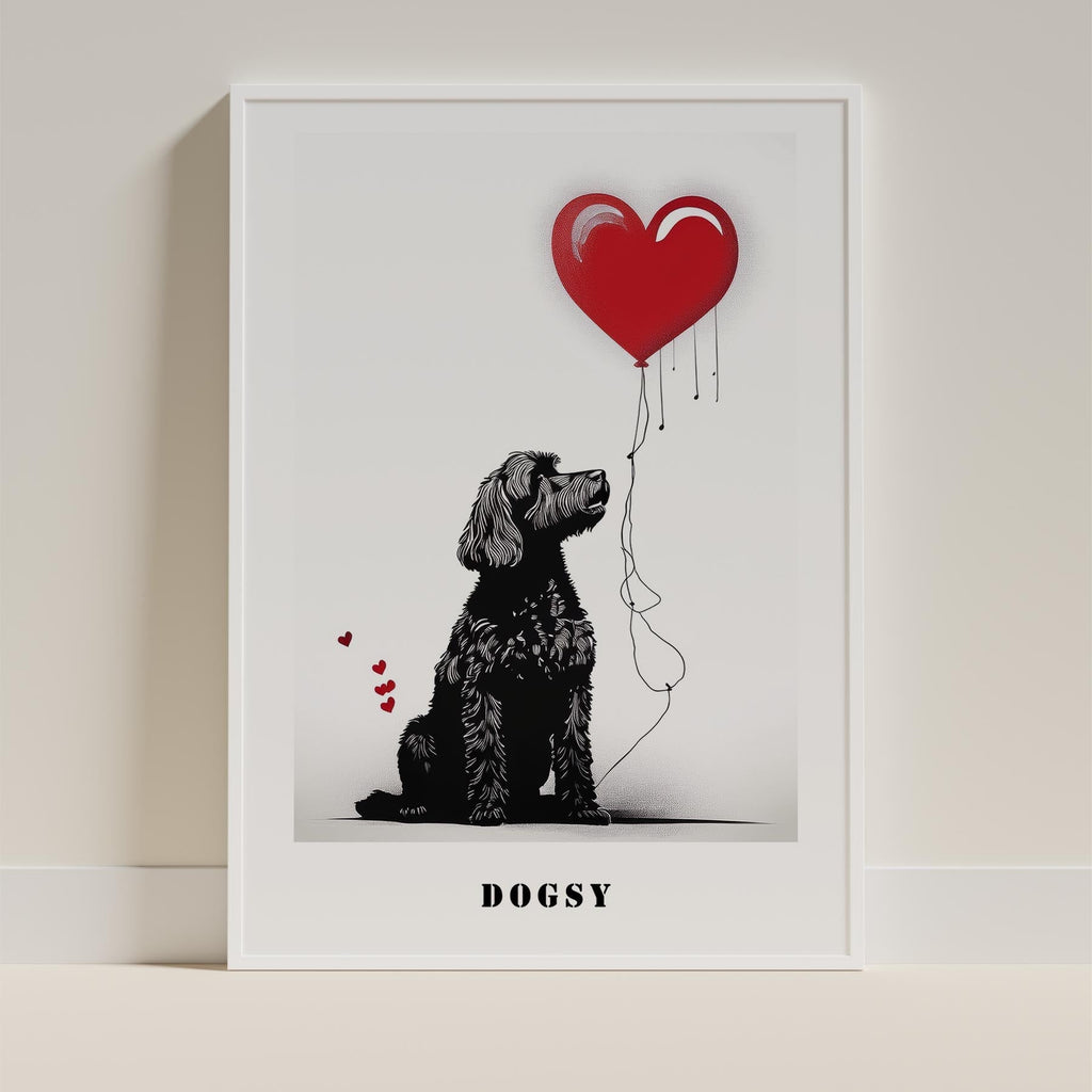 Cavoodle DOGSY Series inspired by the Art of Banksy with text Dogsy image 9