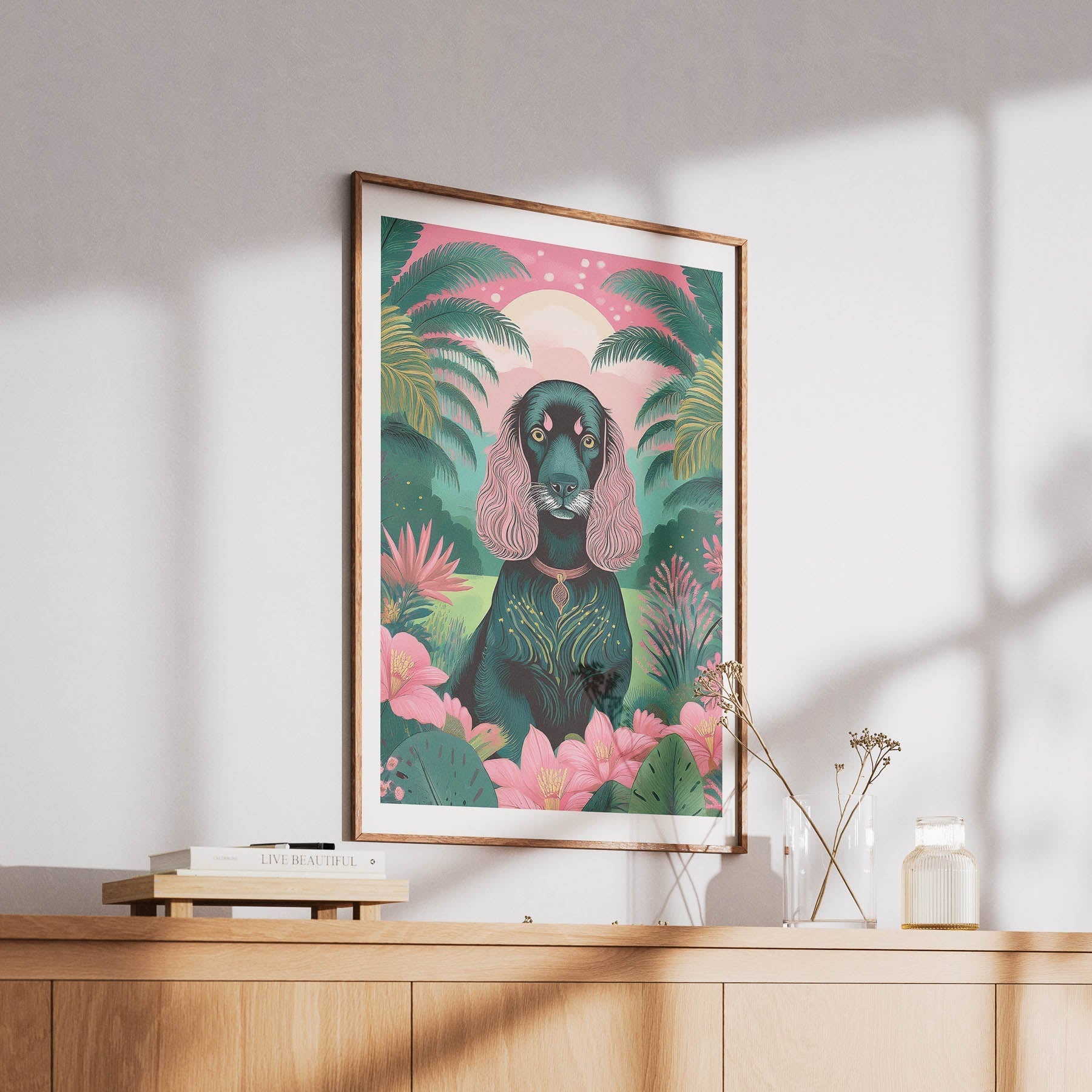 Cocker Spaniel 1 Flowery Dog image 6