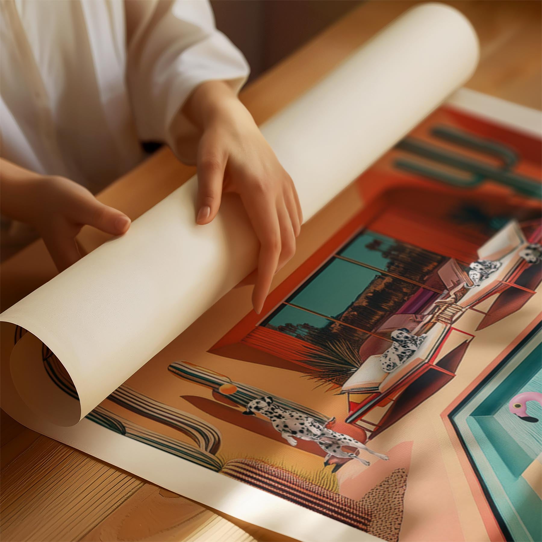 Dalmatian Custom Pool Party WITH TEXT image 1