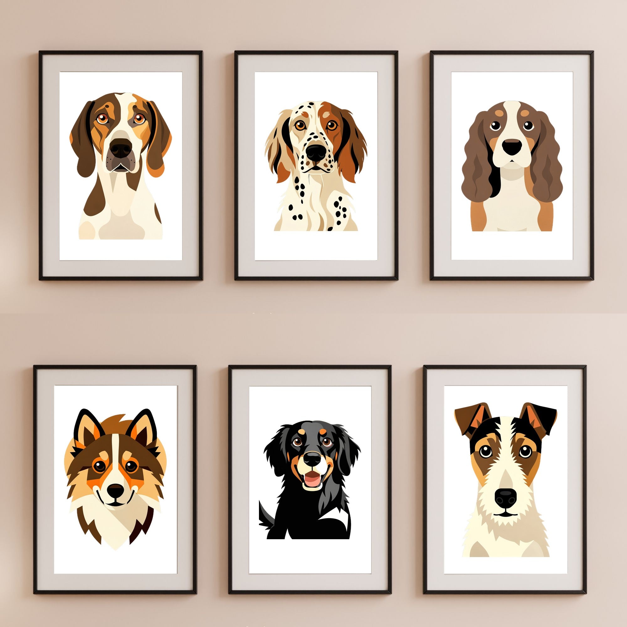 Bold Block Art Print - Framed Nursery Mockup