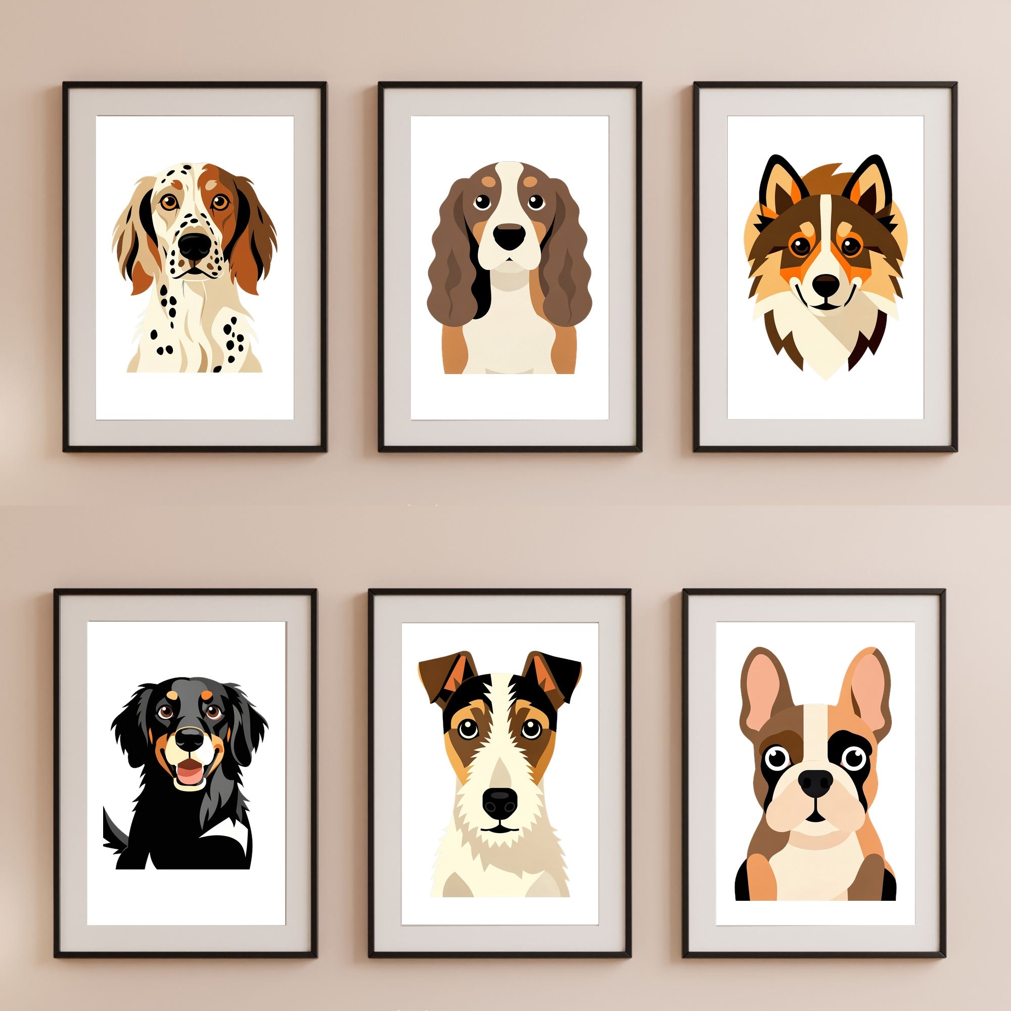 Bold Block Art Print - Framed Nursery Mockup