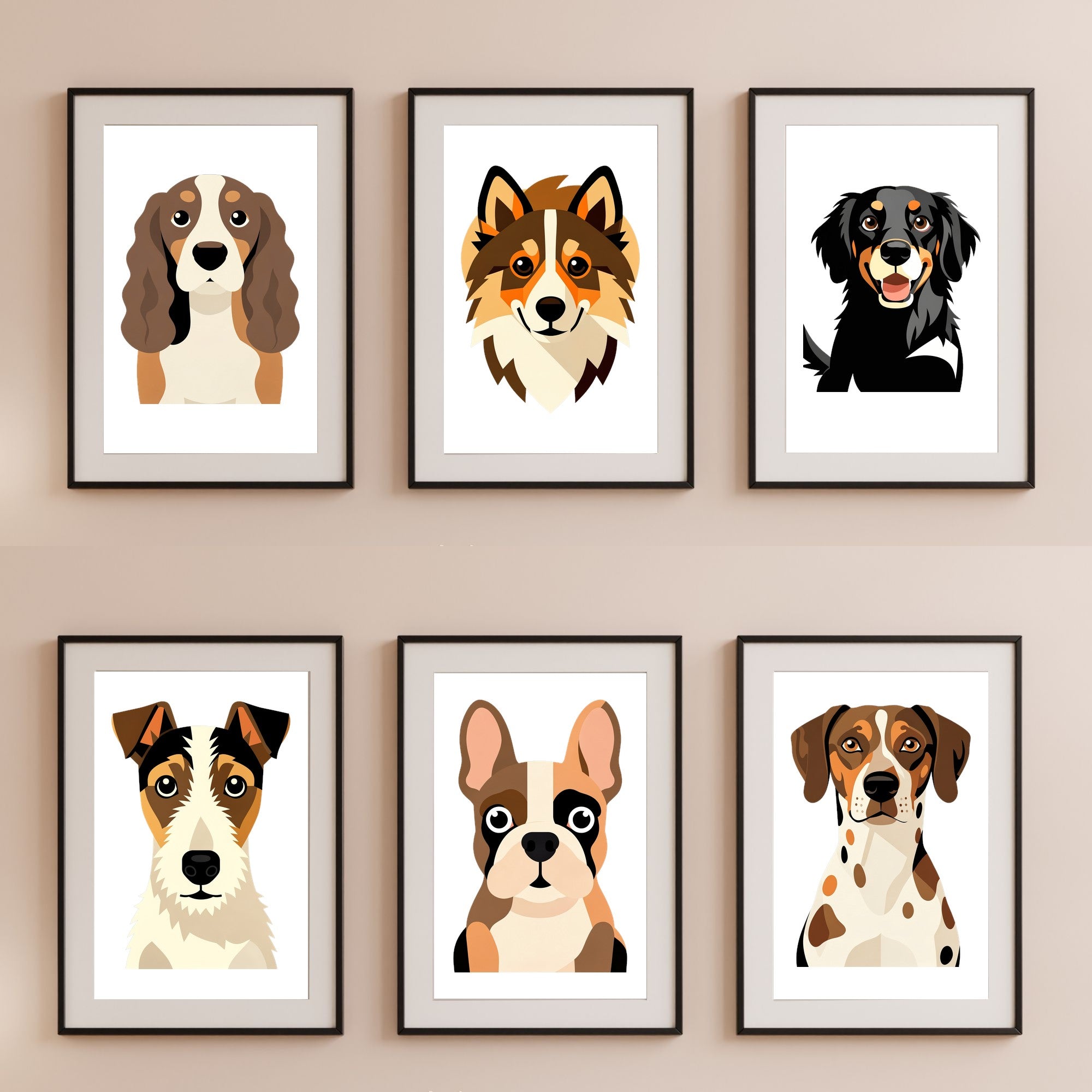 Bold Block Art Print - Framed Nursery Mockup