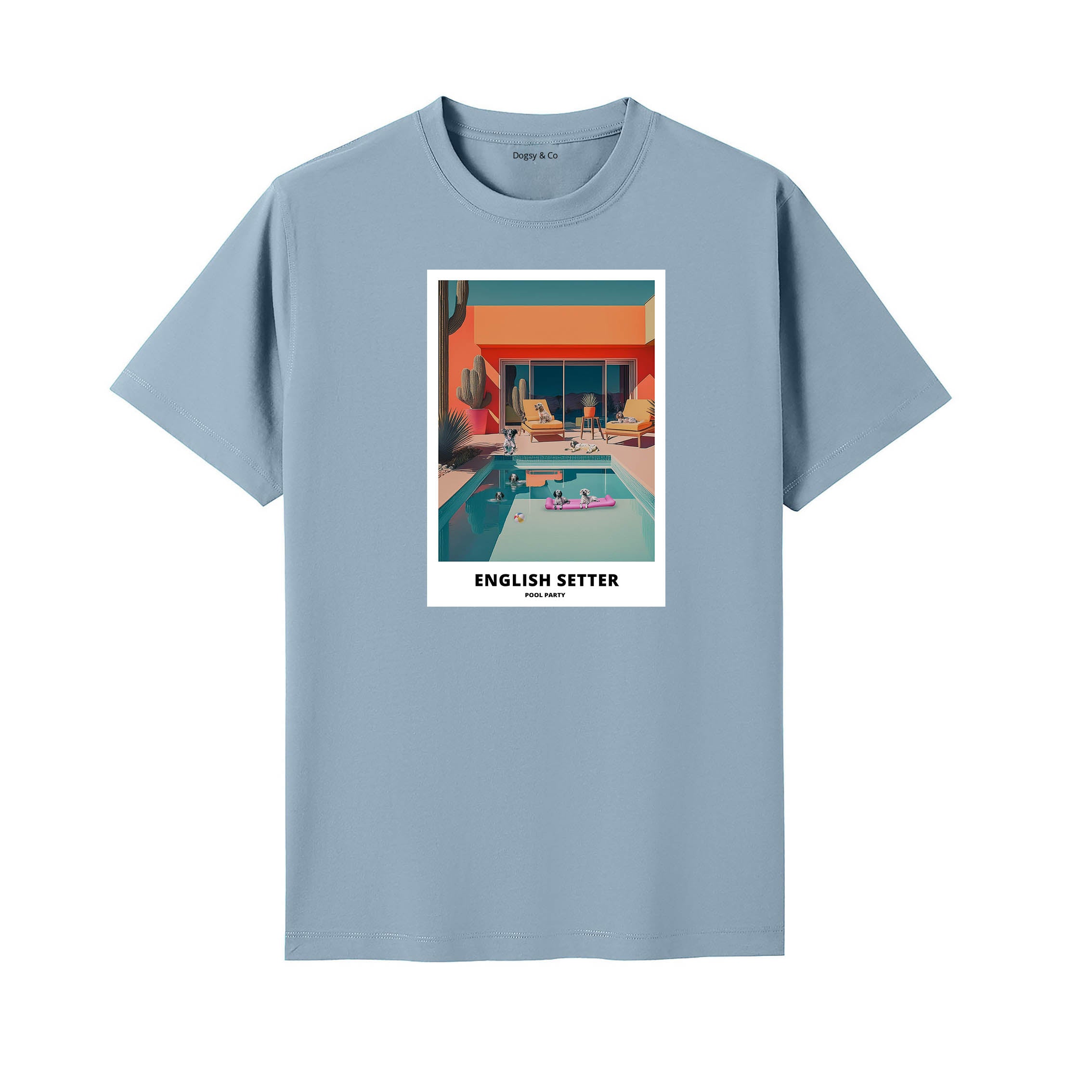 English Setter Pool Party T-shirt