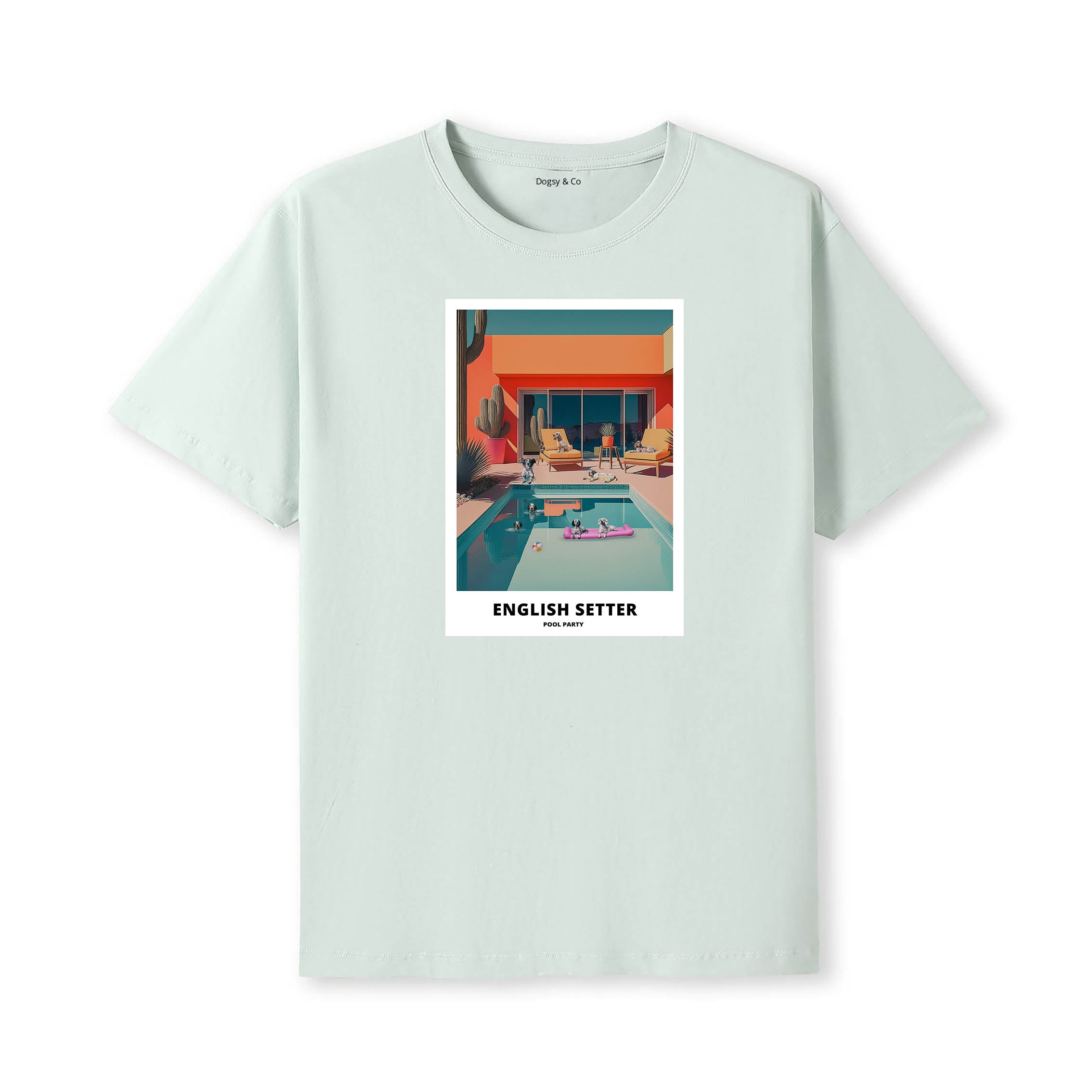 English Setter Pool Party T-shirt
