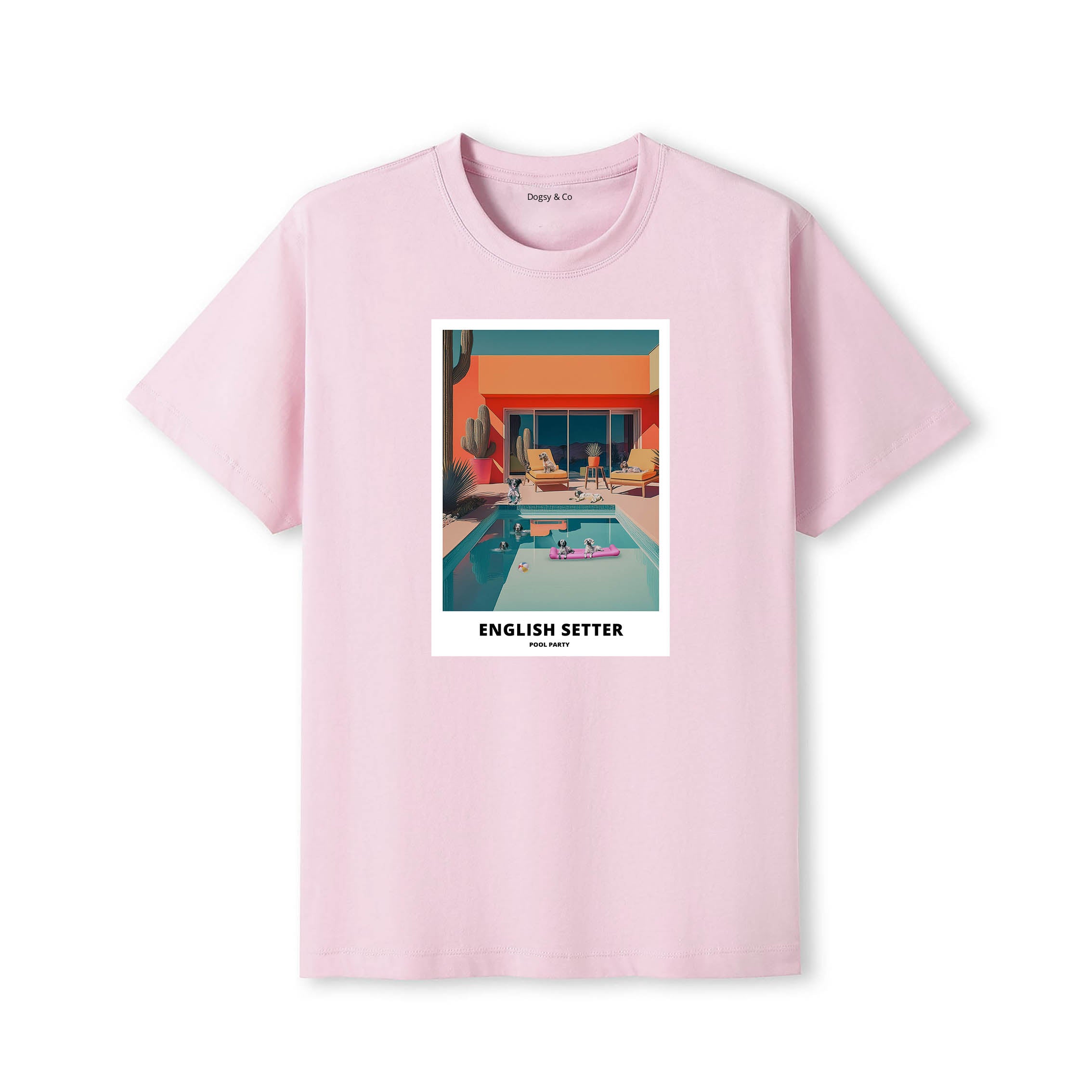 English Setter Pool Party T-shirt