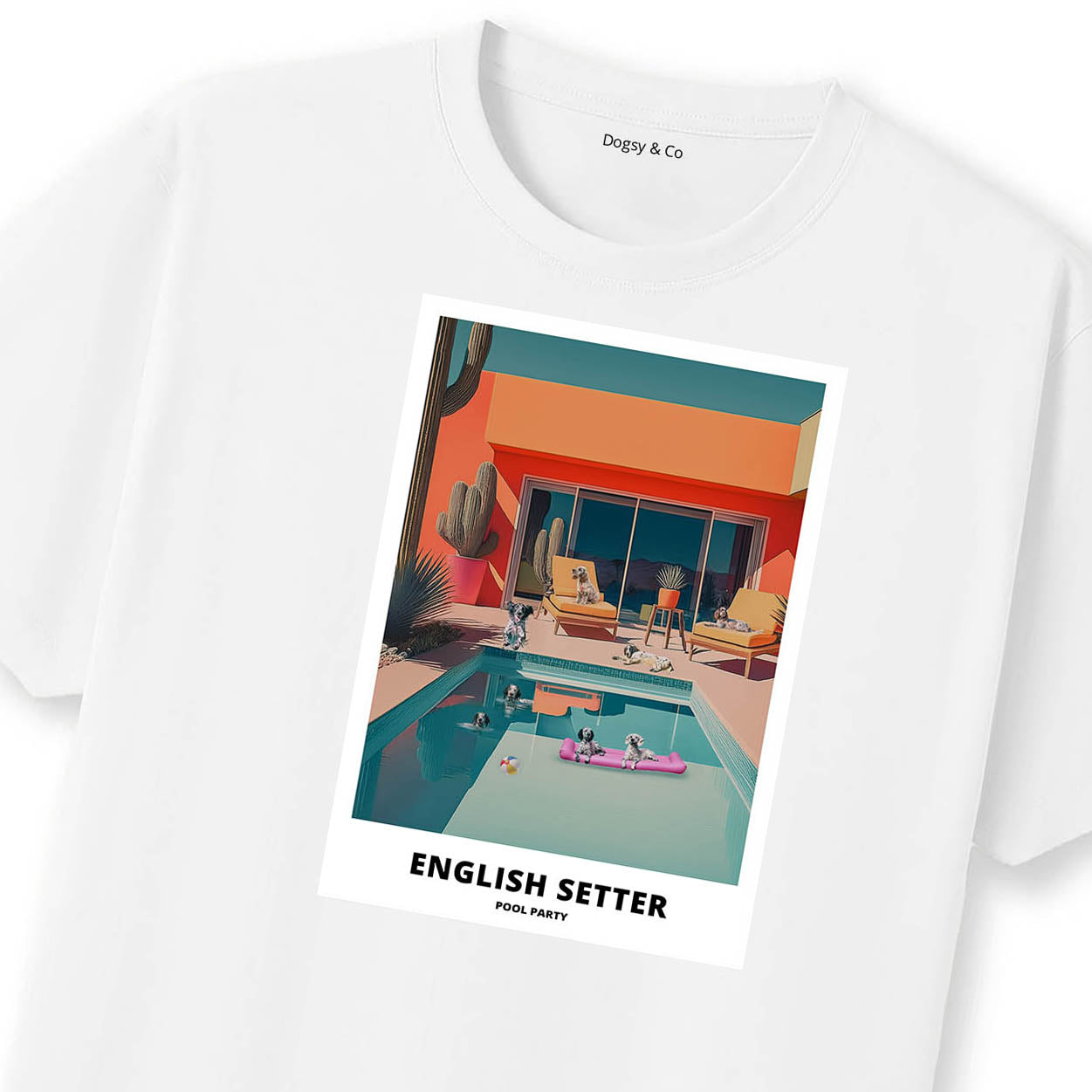Fox Terrier Pool Party T-shirt