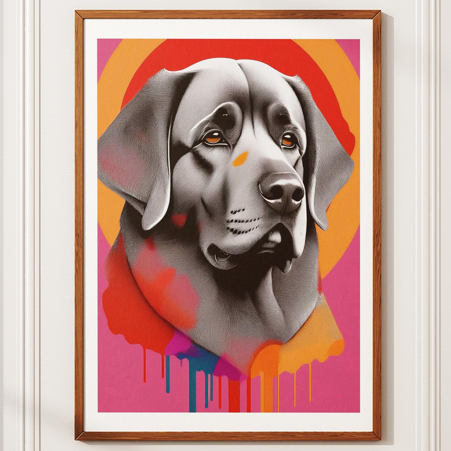 Newfoundland Modern Pop Dog Series image 10