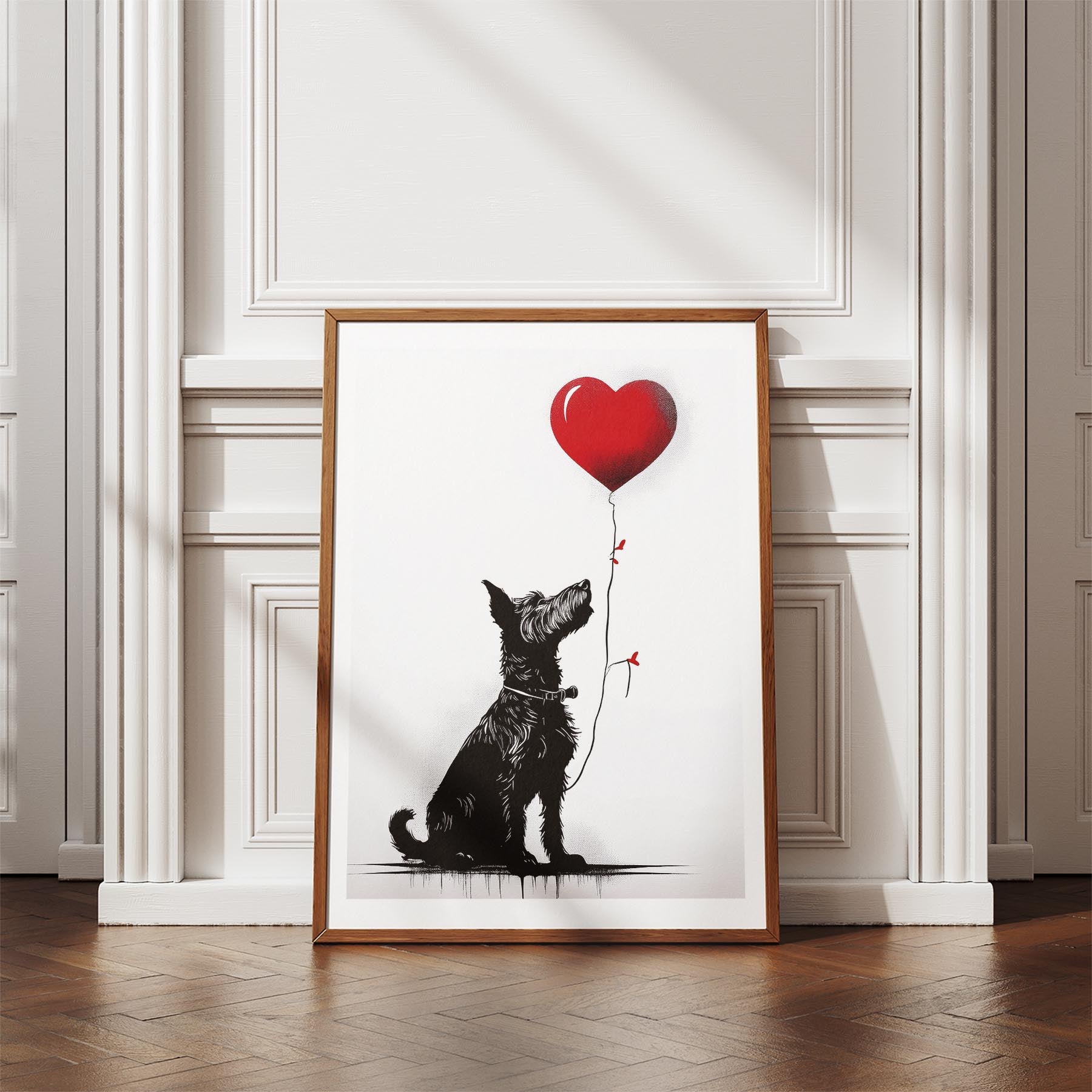 Fox Terrier DOGSY Series inspired by the Art of Banksy image 4