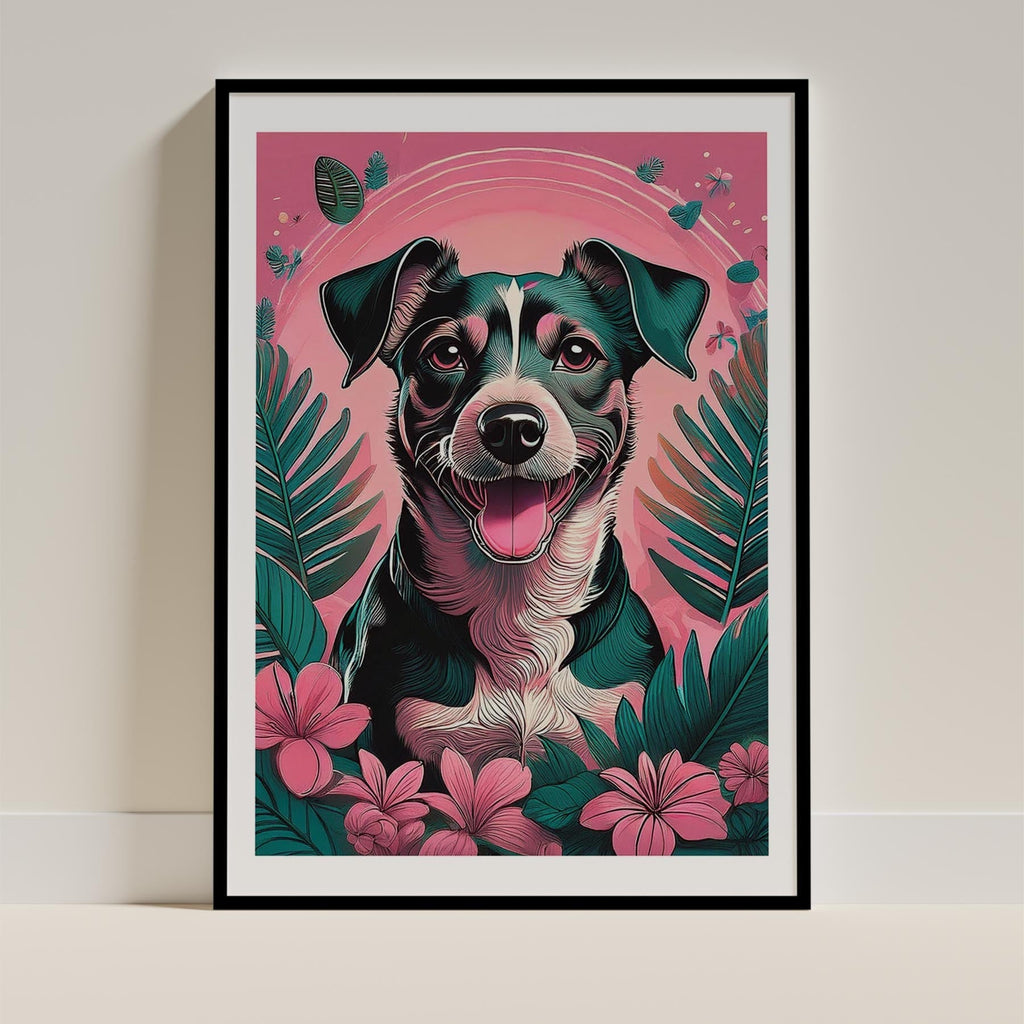 Jack Russell Flowery Dog image 11