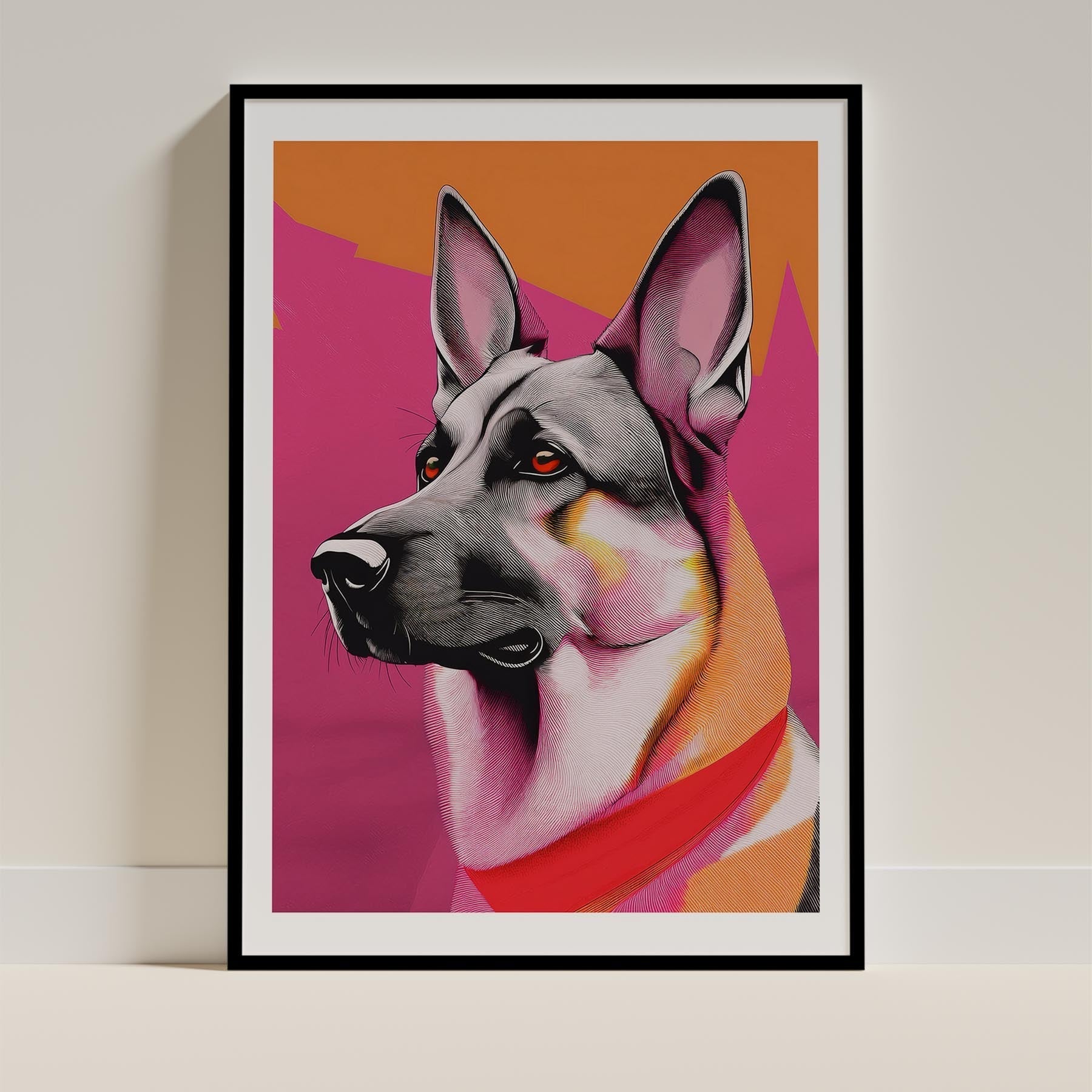 German Shepherd Modern Pop Dog Series image 0