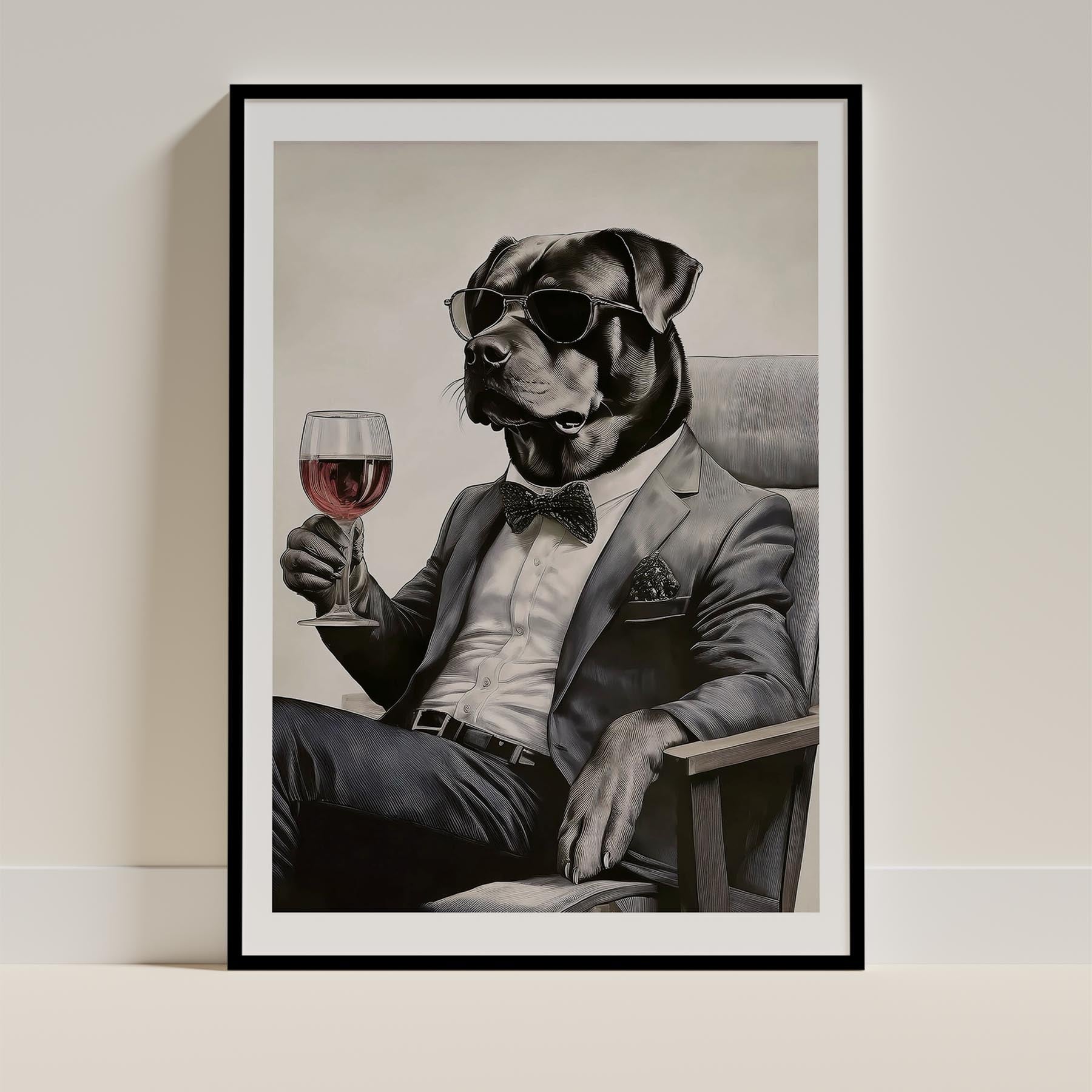Rottweiler Dog Art Print Unframed Vol 1 | 11 Unique Designs | Wall Art Gift for Dog Lovers - Image 6 | Dogsy & Co