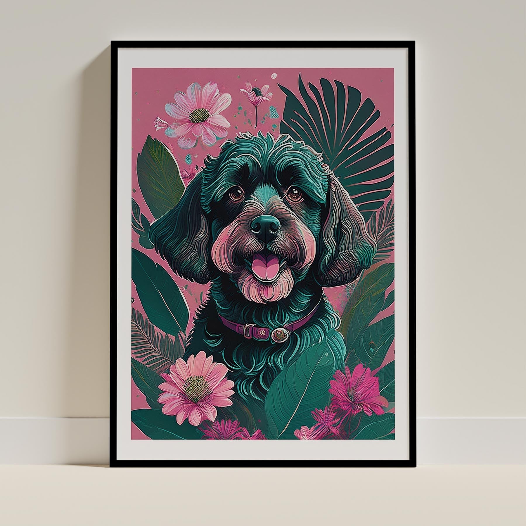 Cavoodle Flowery Dog image 0