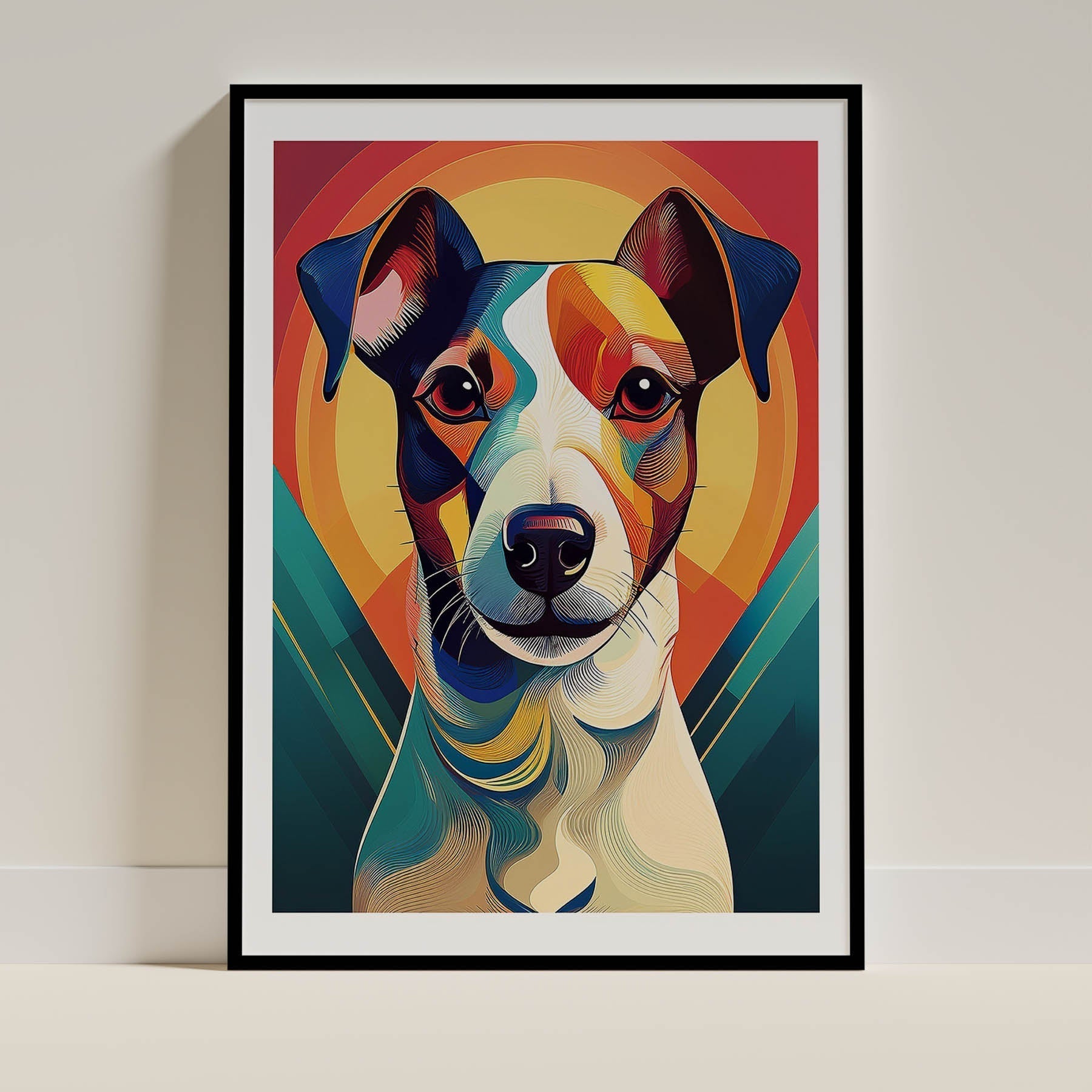 Jack Russell Terrier Dog Art Print Unframed Vol 2 | 8 Unique Designs | Wall Art Gift for Dog Lovers - Image 8 | Dogsy & Co