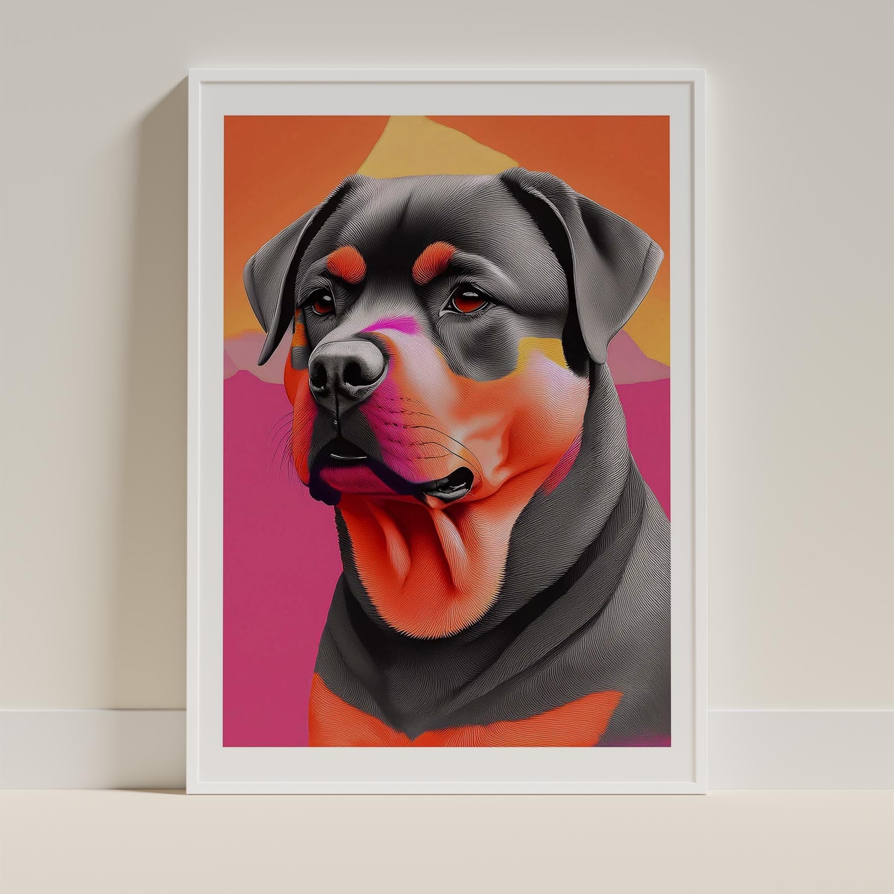 Rottweiler Modern Pop Dog Series image 9