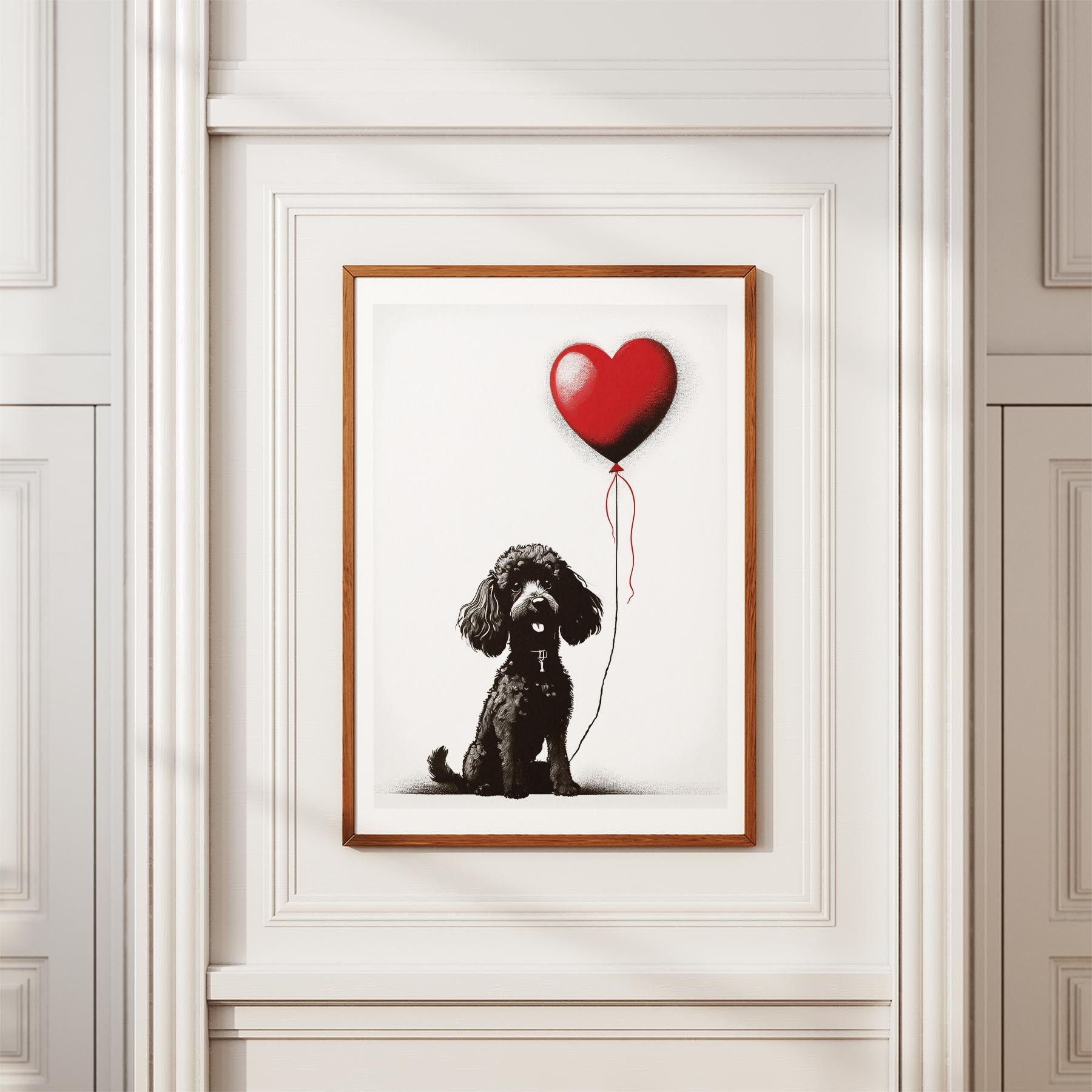 Poodle DOGSY Series inspired by the Art of Banksy image 3