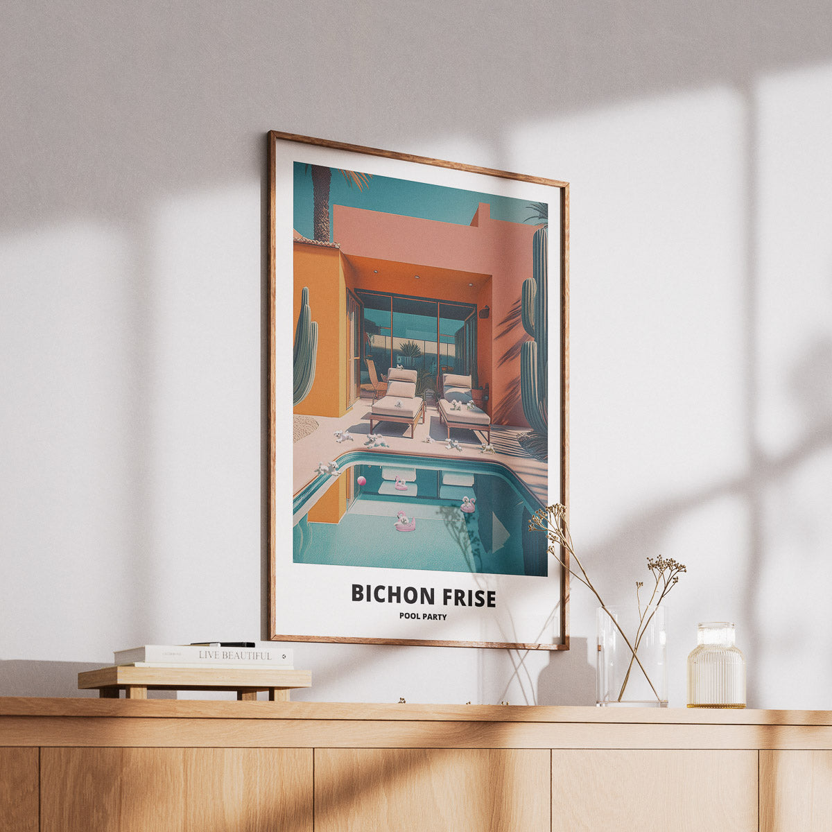 Bichon Frise Pool Party image 6