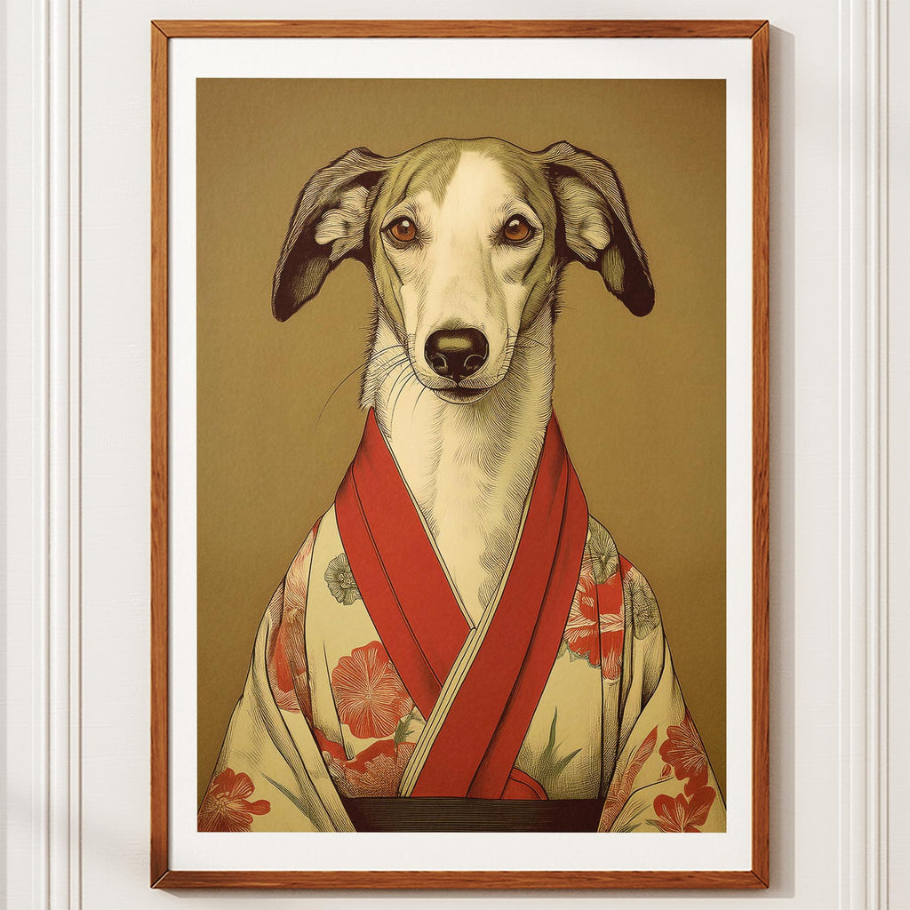 Borzoi Japanse Kimono Dog Series image 10