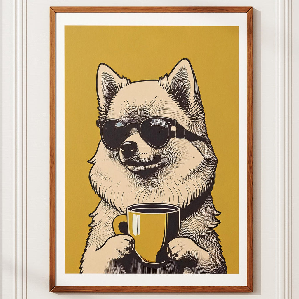 Pomeranian Chillin Coffee Dog image 10