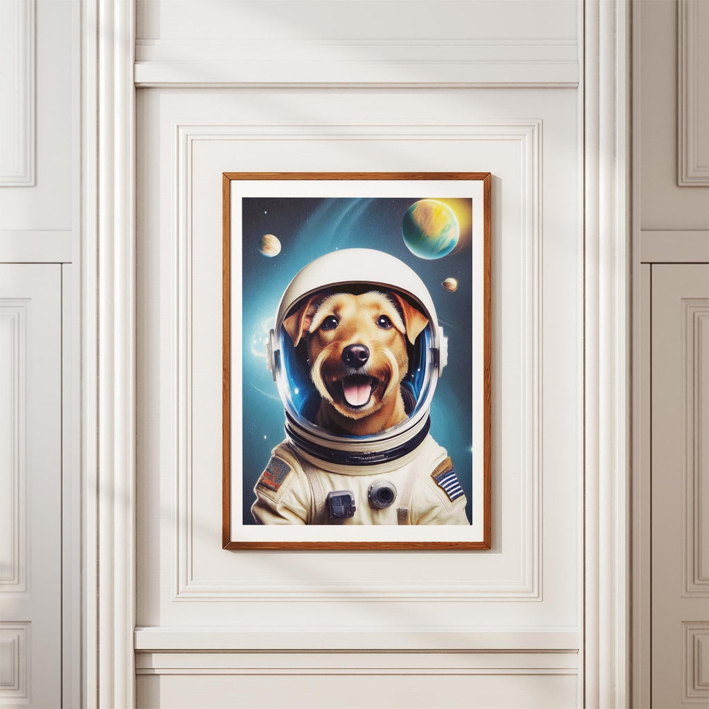 Irish Terrier Astronaut Dog Series image 3