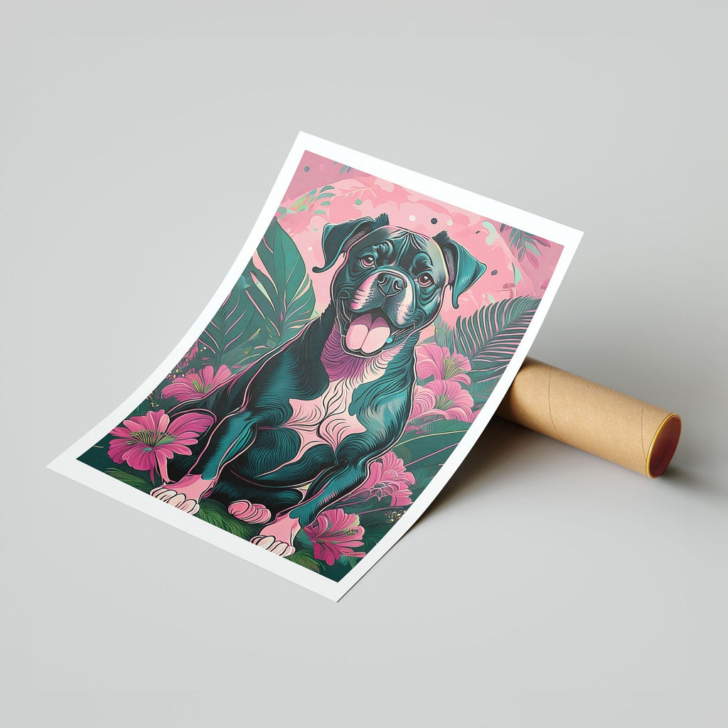 Boxer 1 Flowery Dog image 7