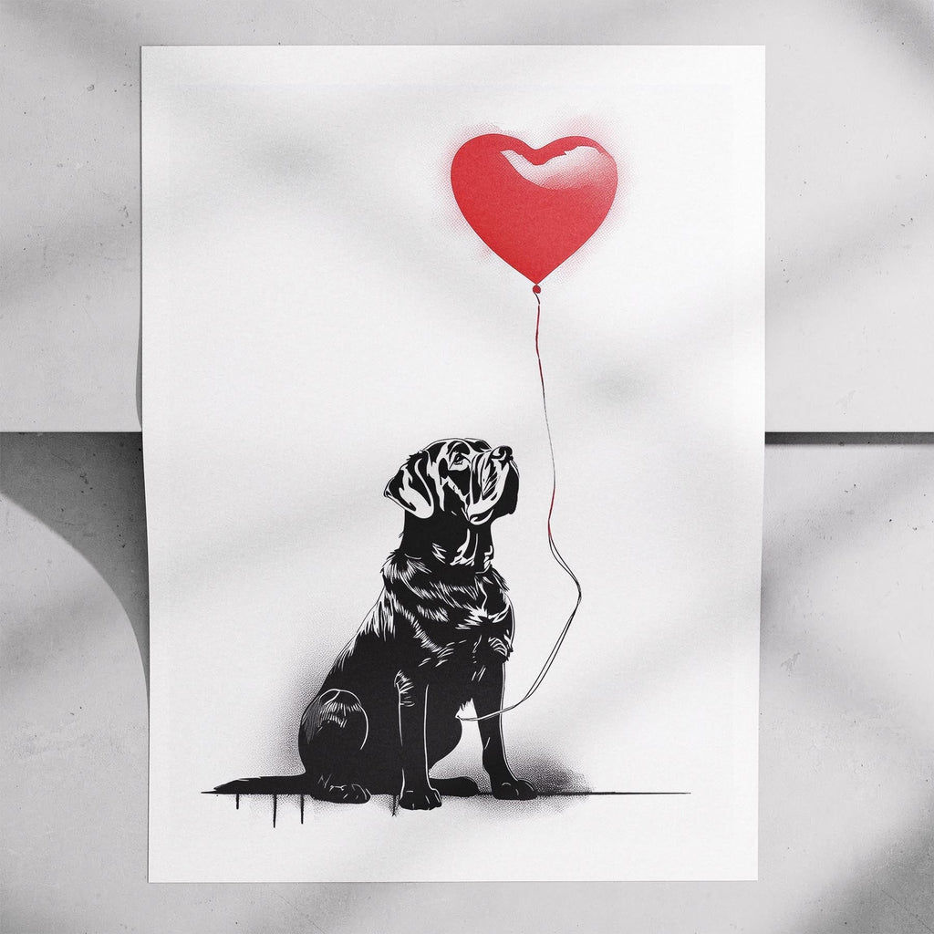 Neapolitan Mastiff DOGSY Series inspired by the Art of Banksy image 7