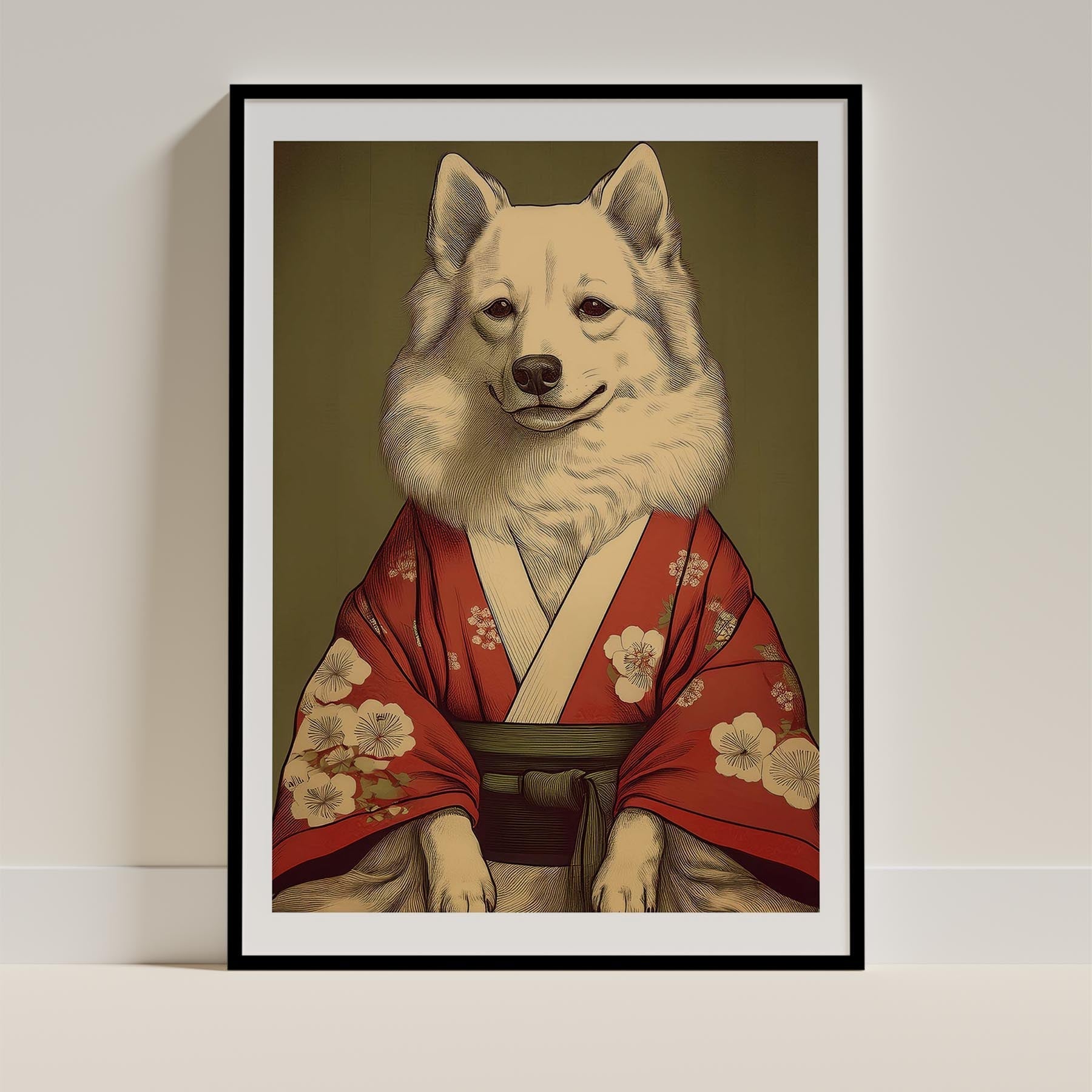 Samoyed Japanse Kimono Dog Series image 0