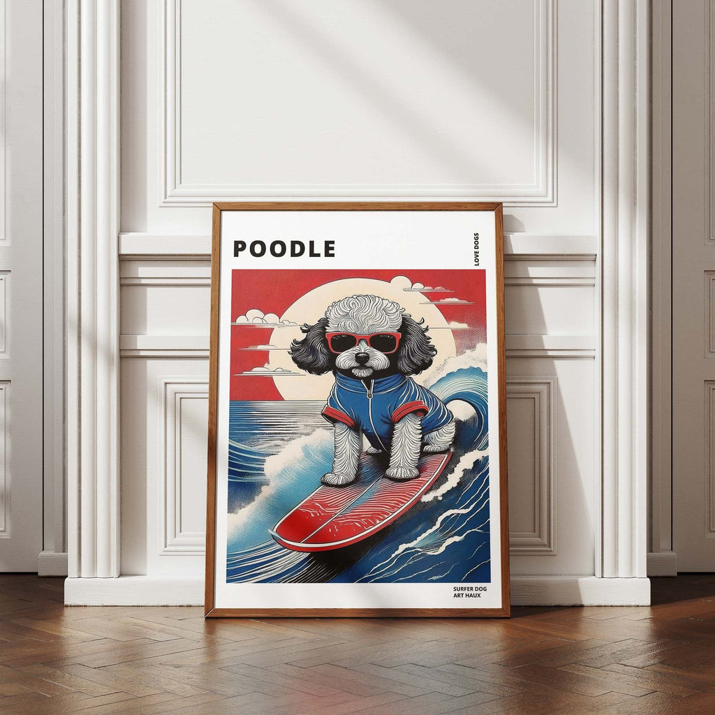 Poodle Hokosai Surfer Dogs 2 image 4