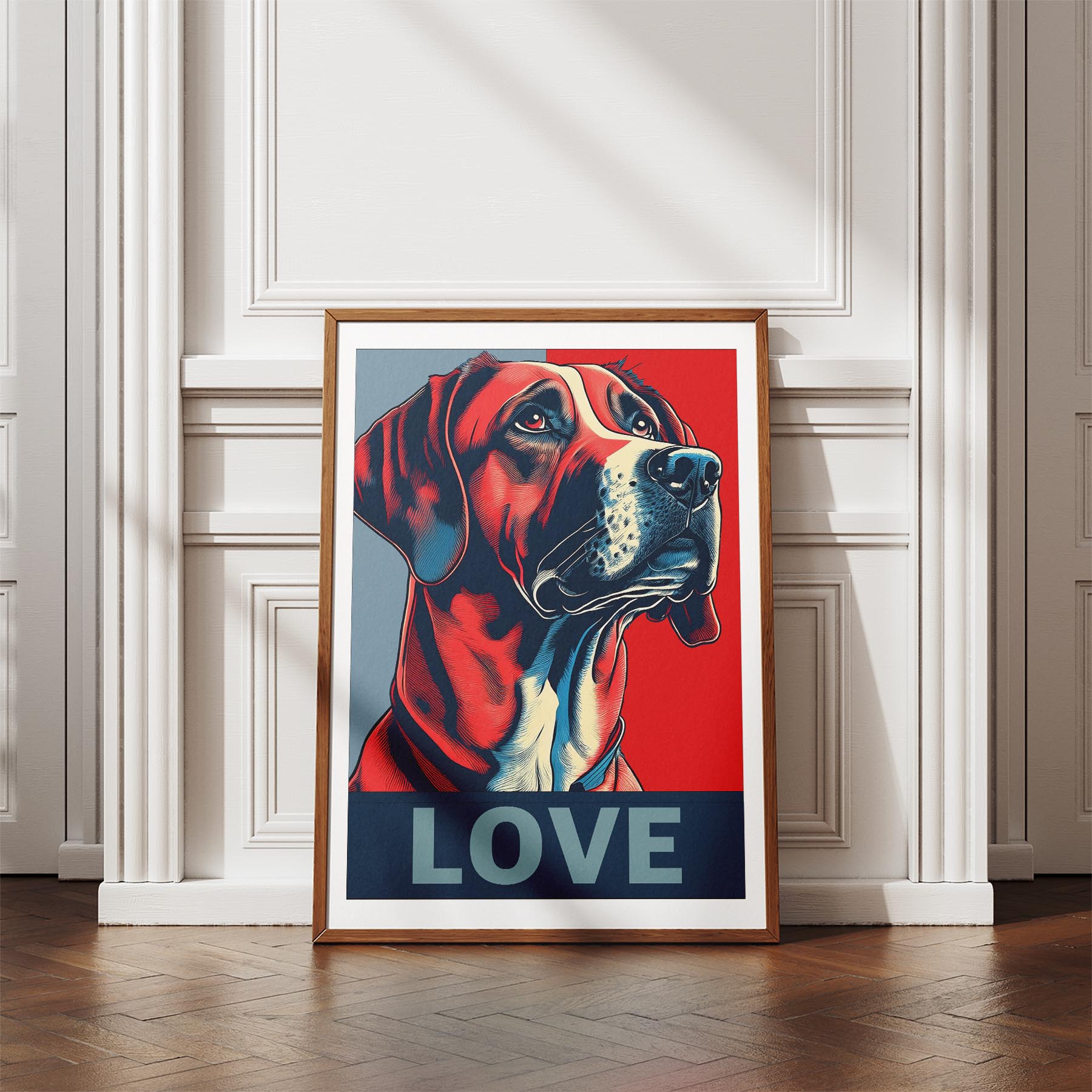 Rhoedesian Ridgeback LOVE Series Inspired by the Obama Poster image 4