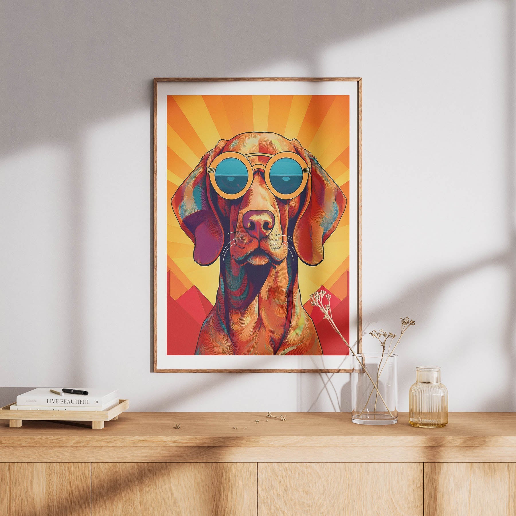 Vizsla In Colourful Sunnies 1 image 8
