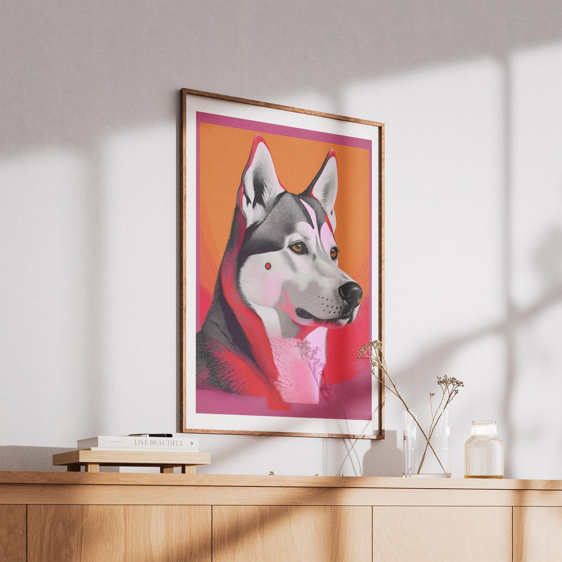 Siberian Husky Modern Pop Dog Series image 5
